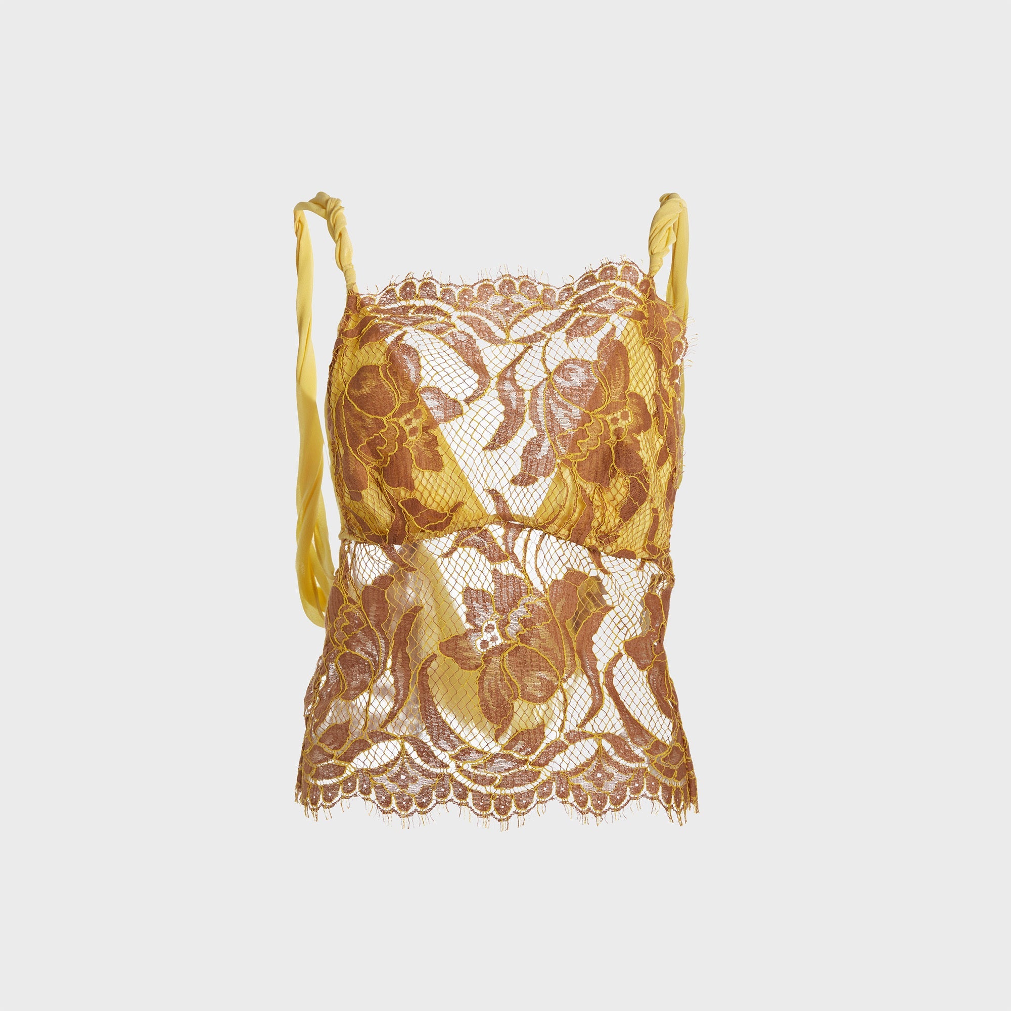 Christopher Esber Aluna Lace Draped Top - Zest – Kith