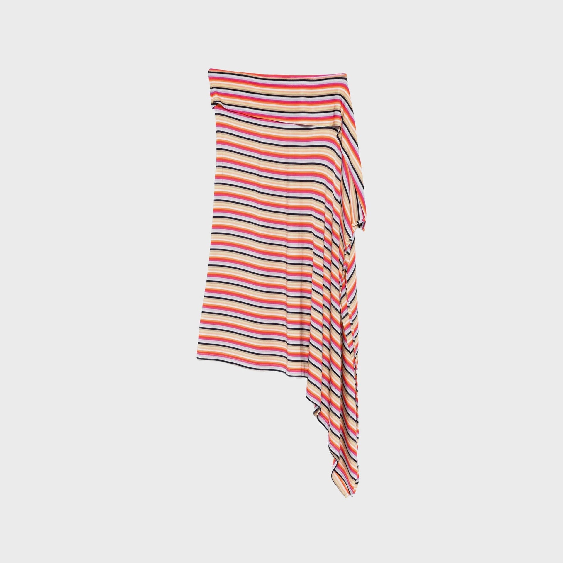 Christopher Esber Calypso Floating Jersey Skirt - Calypso Stripe