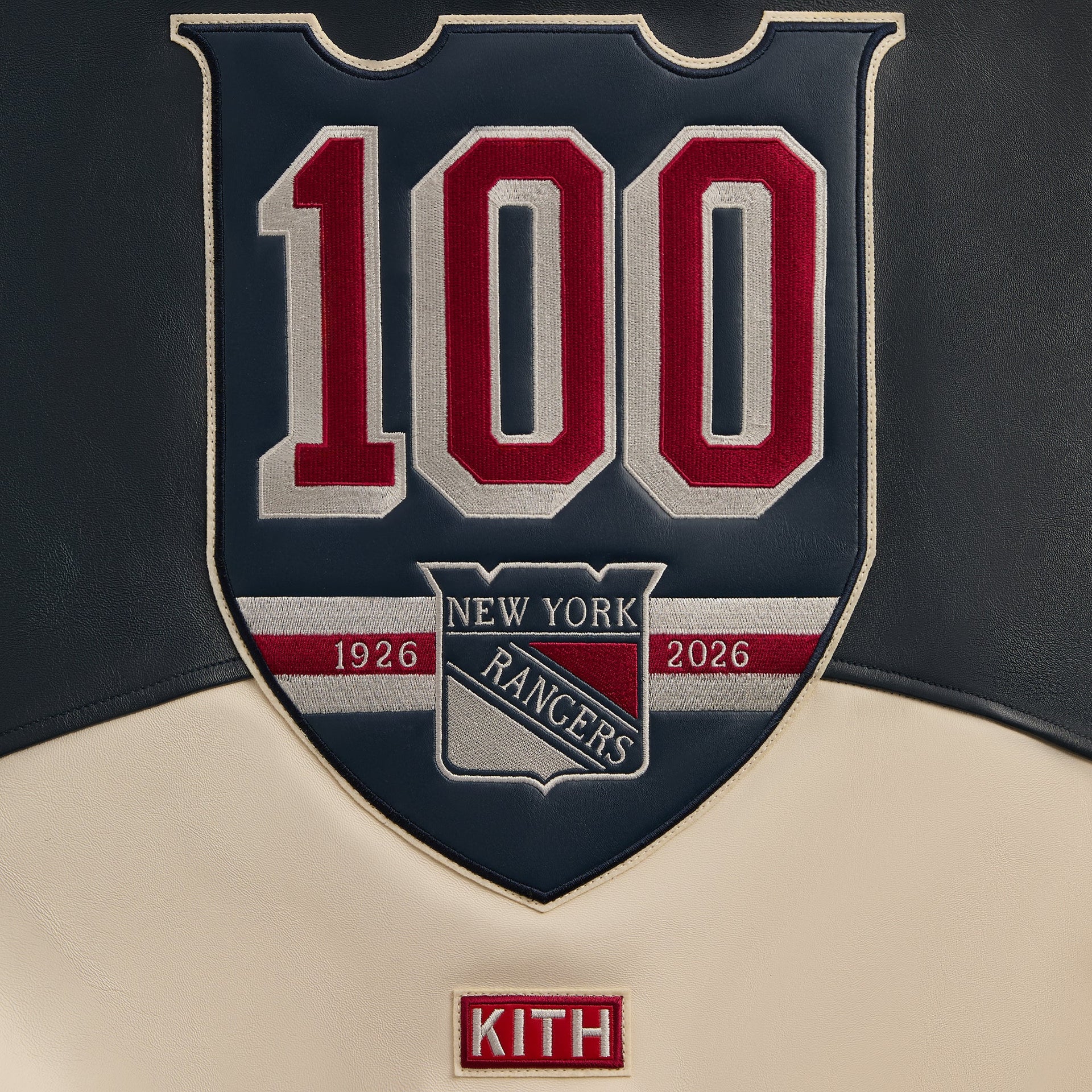 Kith & AVIREX for the New York Rangers Bomber Jacket - Navy