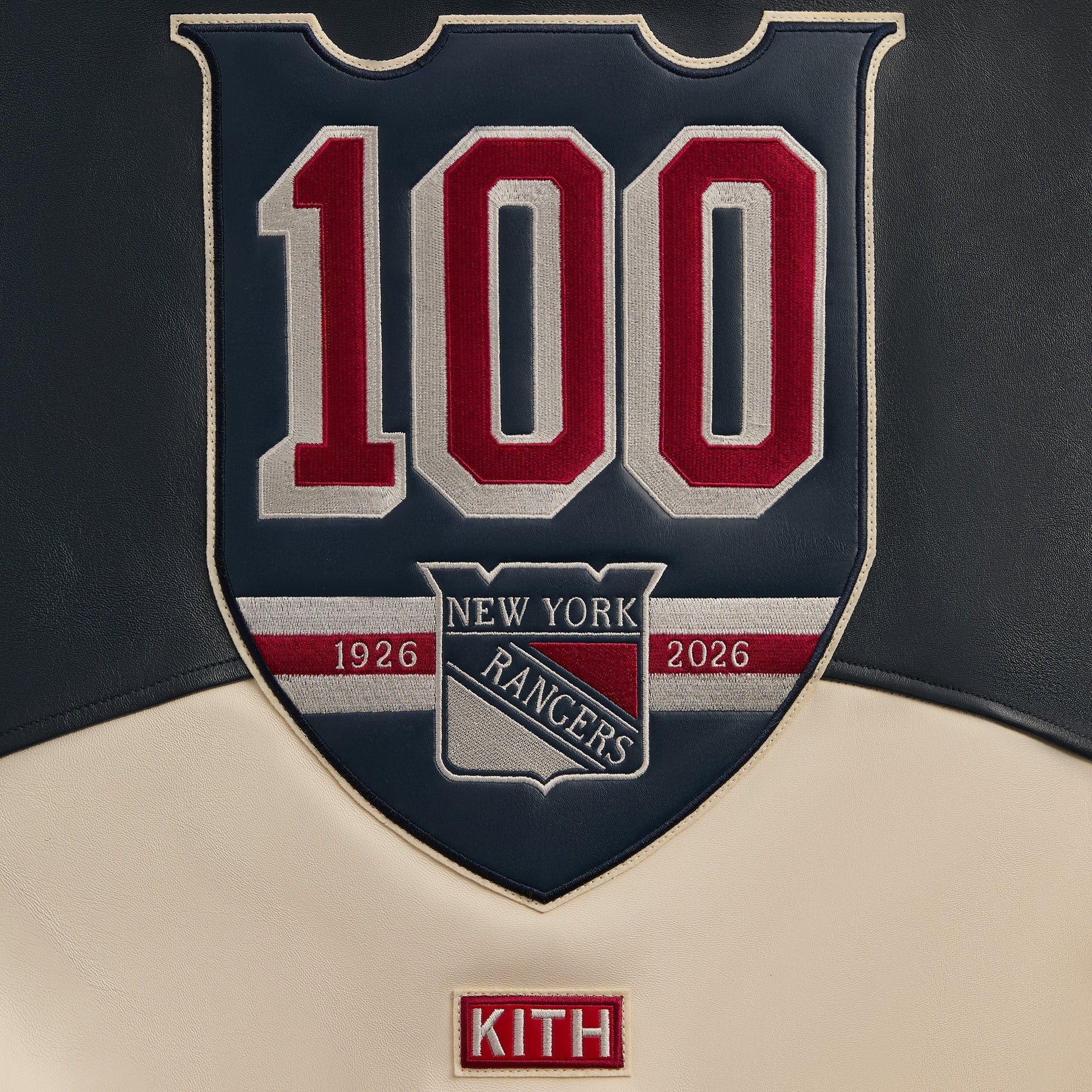 Kith & AVIREX for the New York Rangers Bomber Jacket - Navy - PH