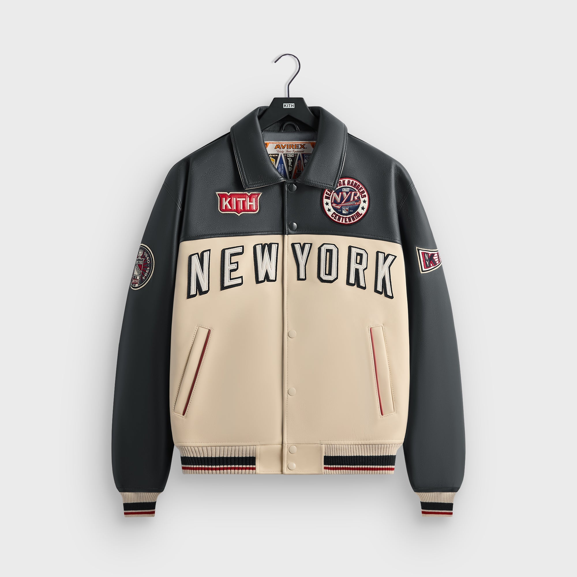 Superman | Kith Satin Bomber Jacket - Black