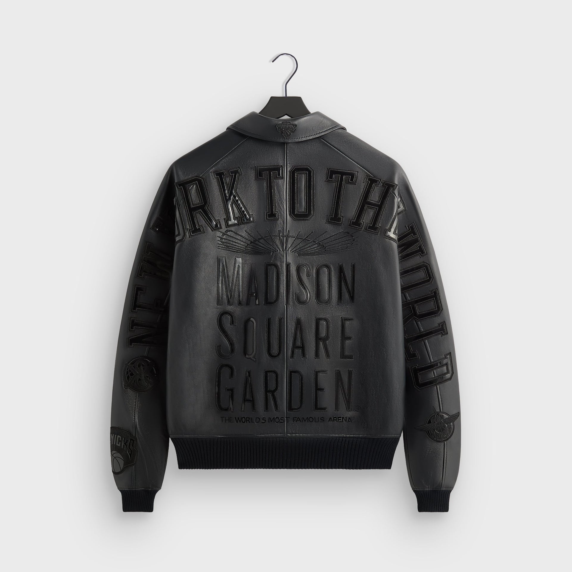 Kith & AVIREX for the New York Knicks Madison Square Garden Icon Jacket - Black - PH