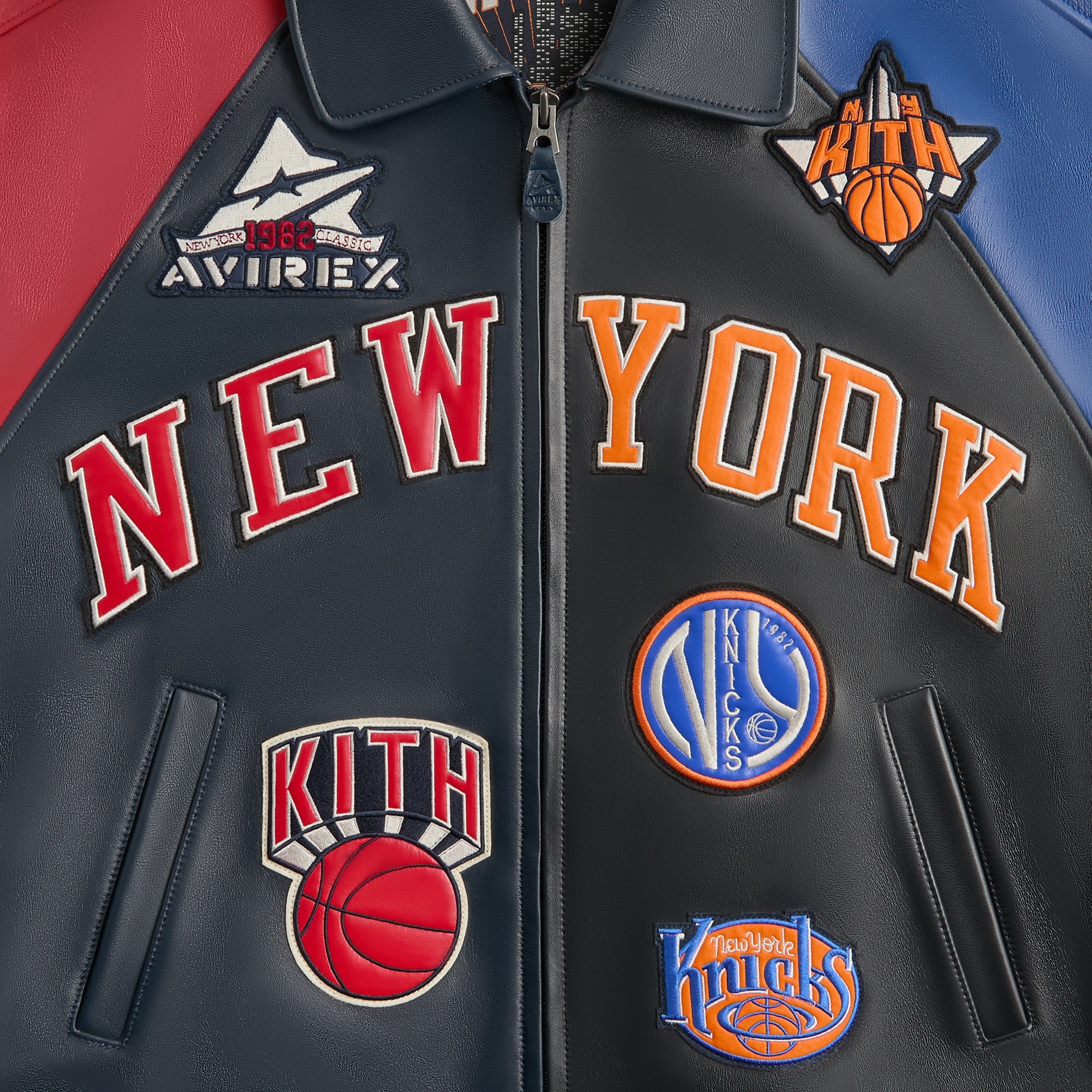 Kith & AVIREX for the New York Knicks Madison Square Garden Icon Jacke