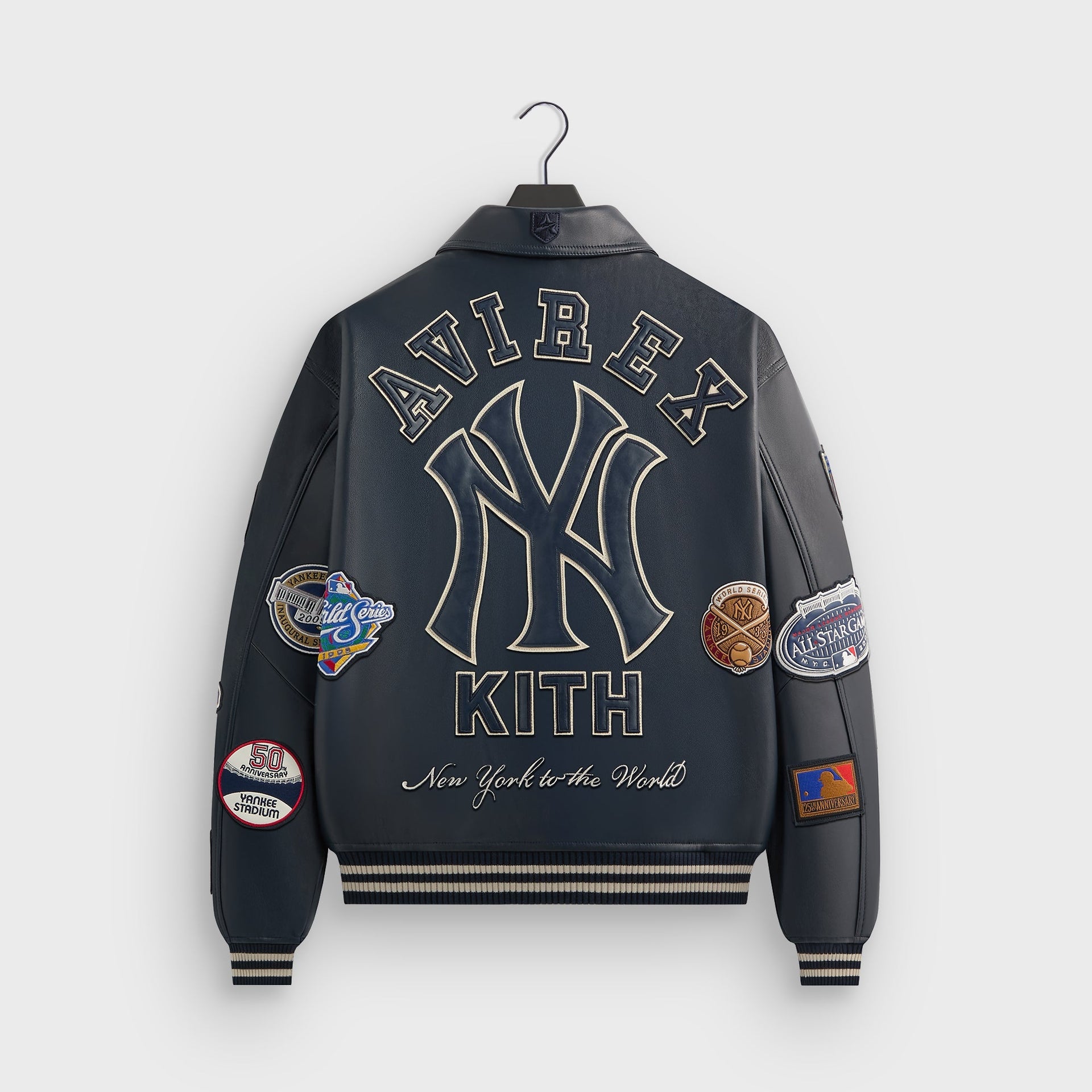 Kith & AVIREX for the New York Yankees Leather Jacket - Nocturnal - PH