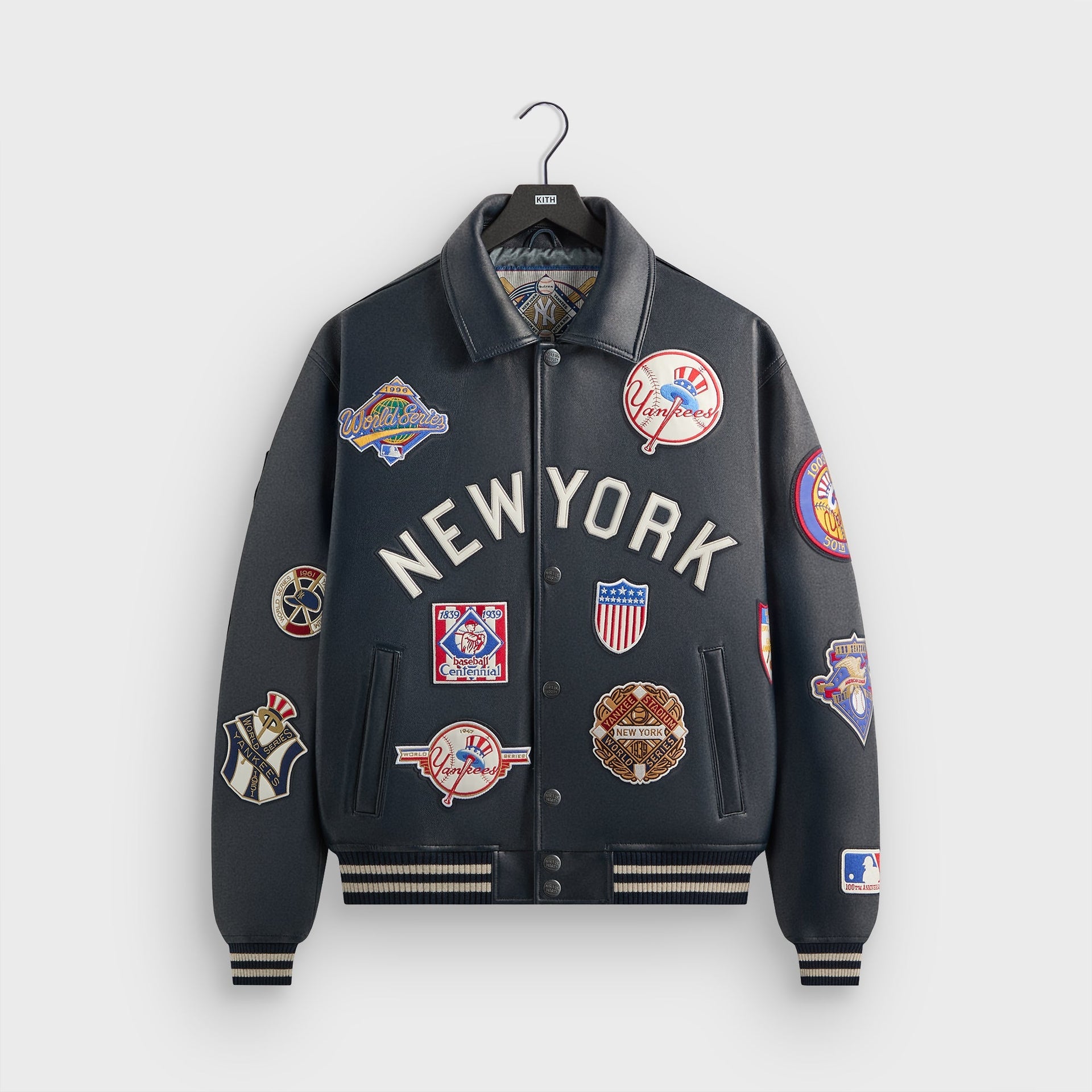 Kith & AVIREX for the New York Yankees Leather Jacket - Nocturnal - PH