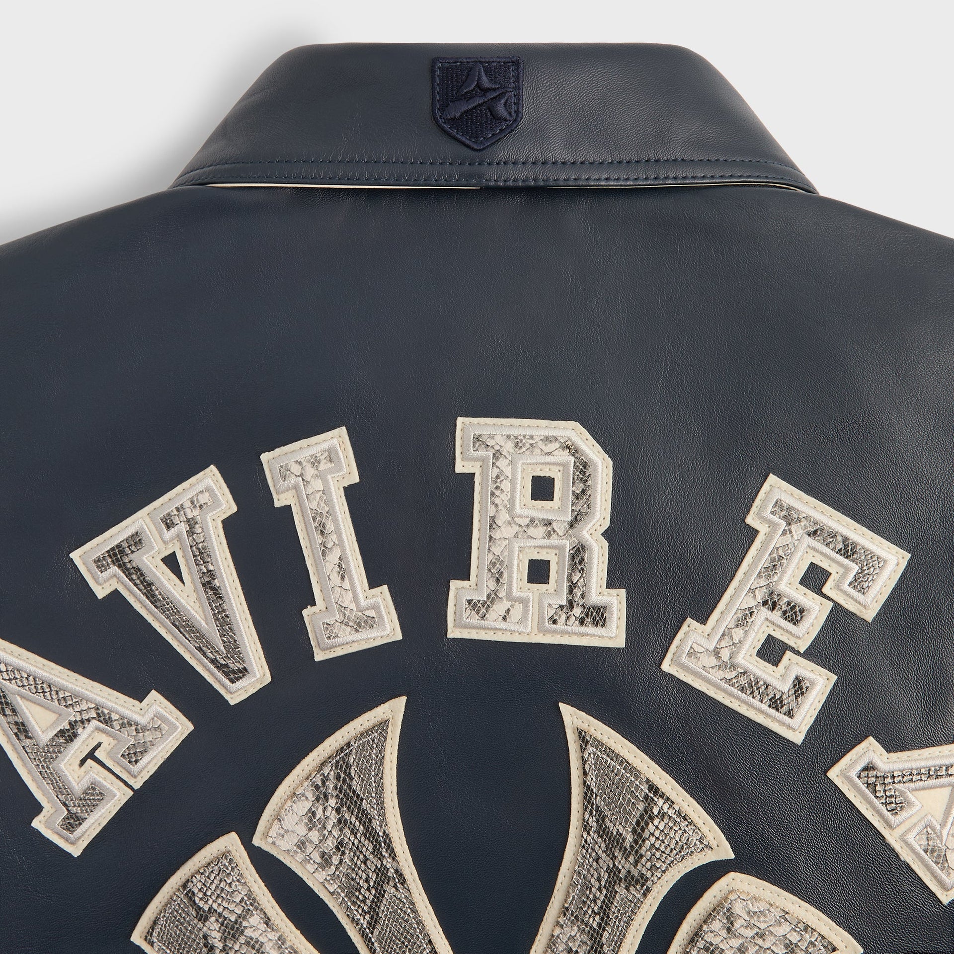 Erlebniswelt-fliegenfischenShops & AVIREX for the New York Yankees Leather Jacket - Nocturnal / Snake