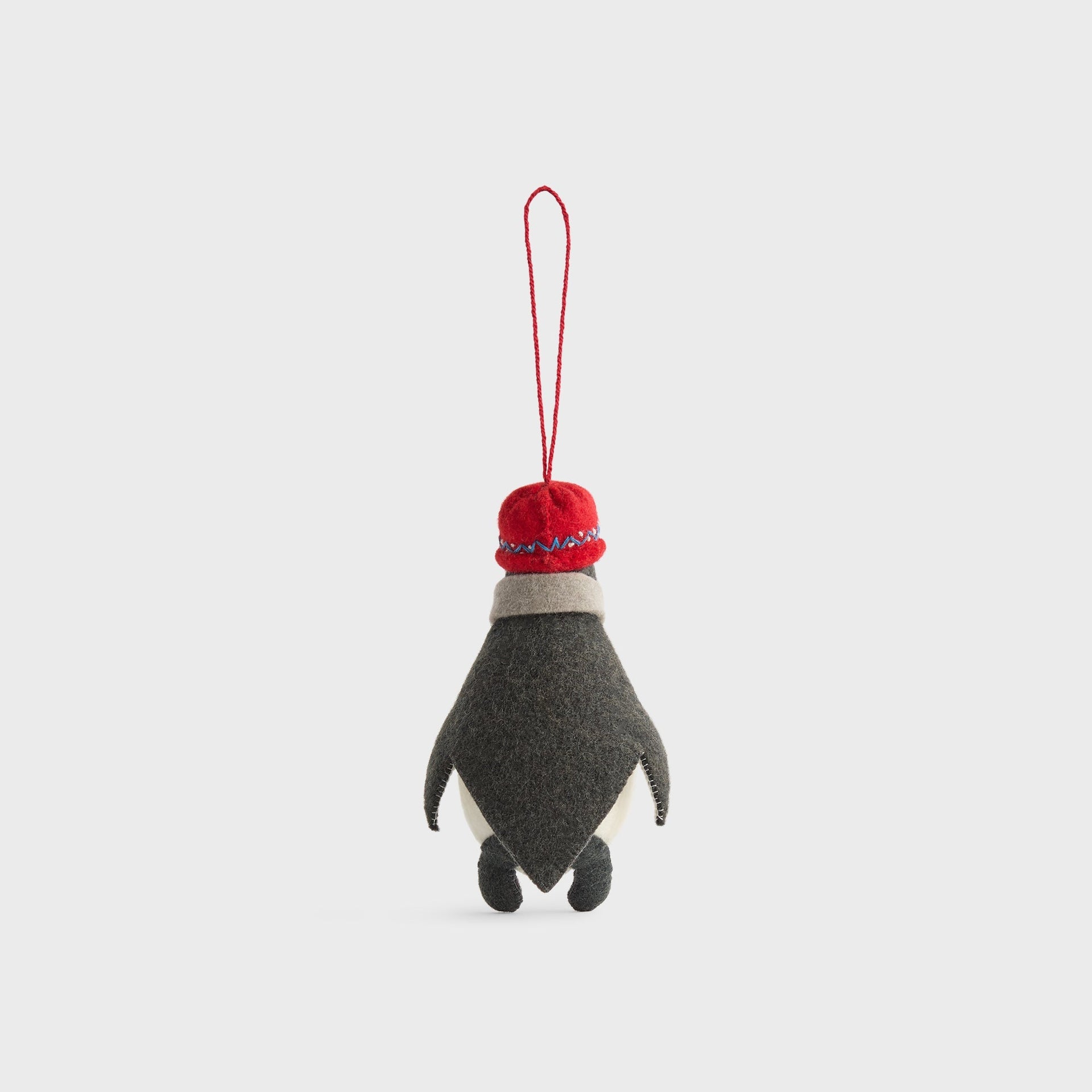 Kithmas for Craftspring Penguin Ornament - Grey / Red - PH