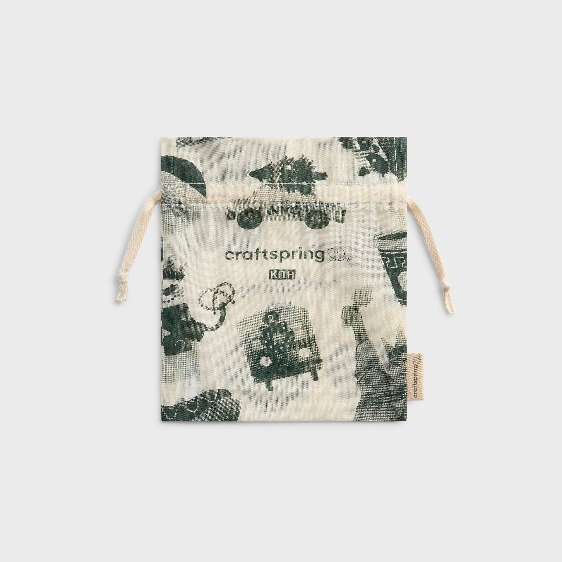 Kithmas for Craftspring Penguin Ornament - Grey / Red