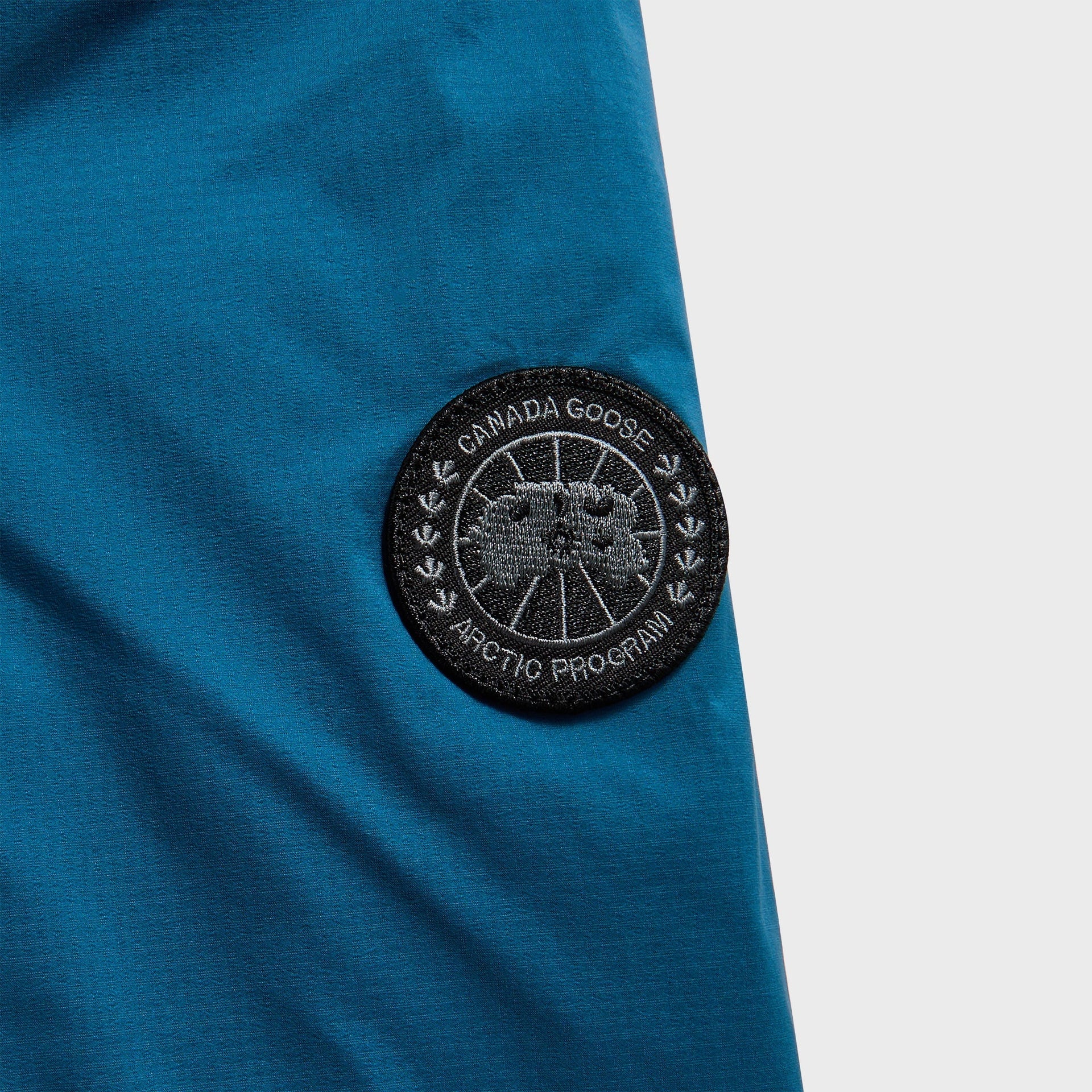 Canada Goose Lodge Hoodie - Black Disc Guard Blue