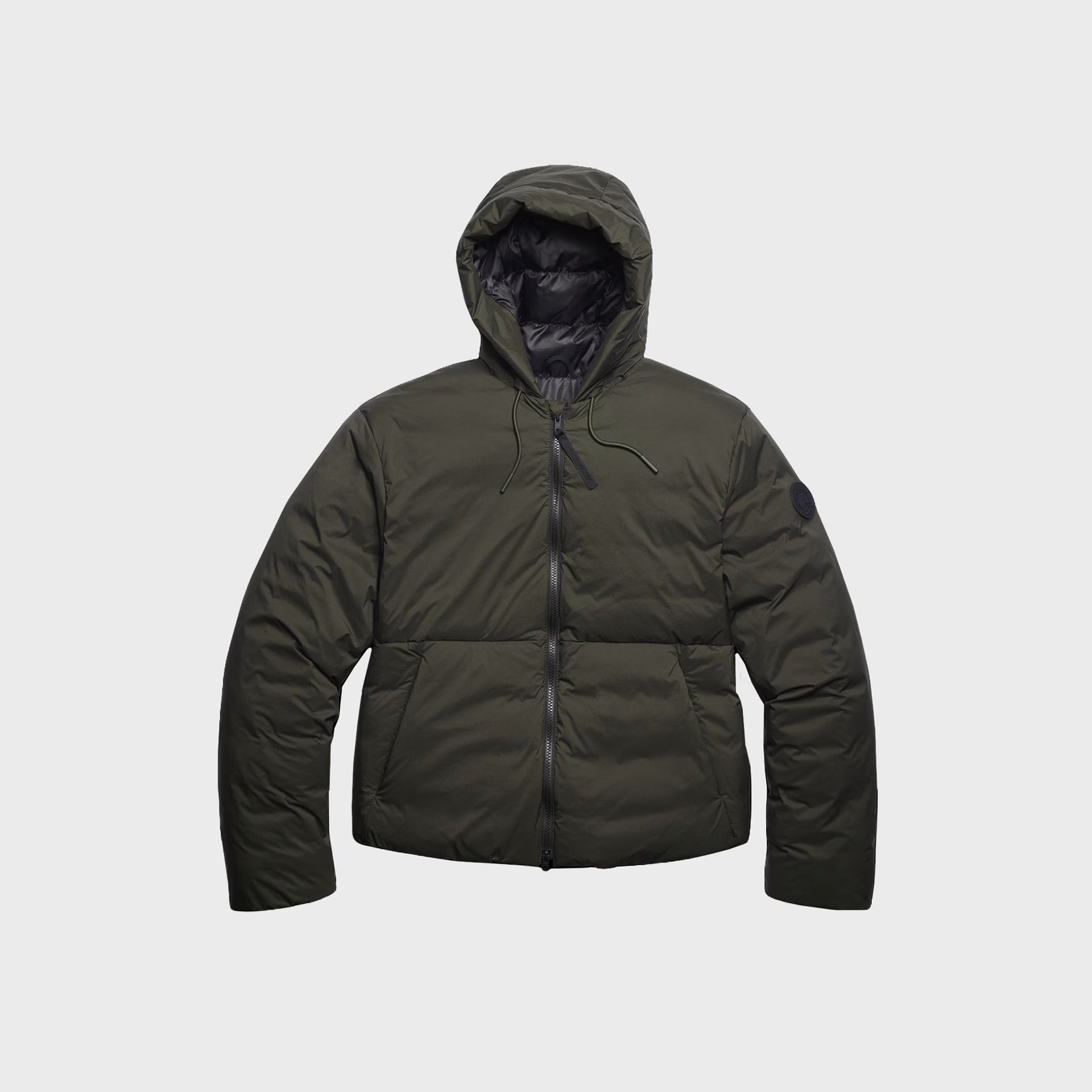 Canada Goose Lodge Black Disc Hoodie - Volcano