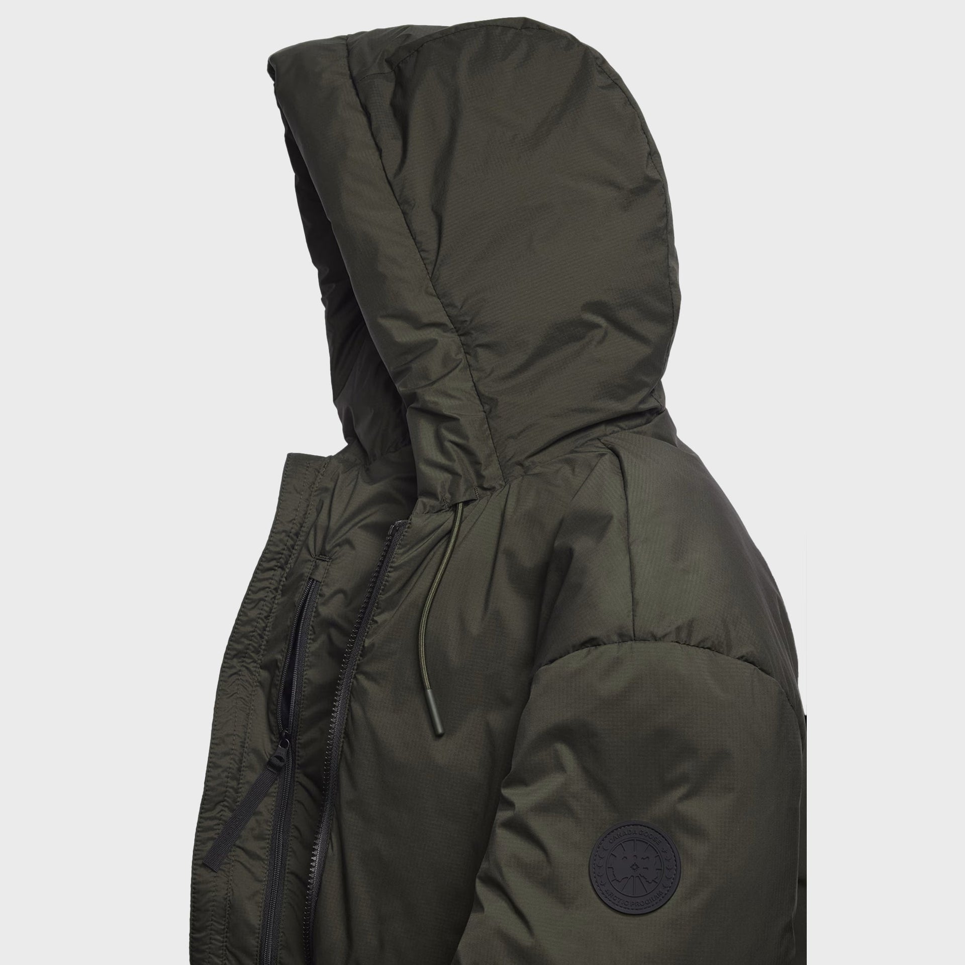 Canada Goose Lodge Black Disc Hoodie - Volcano