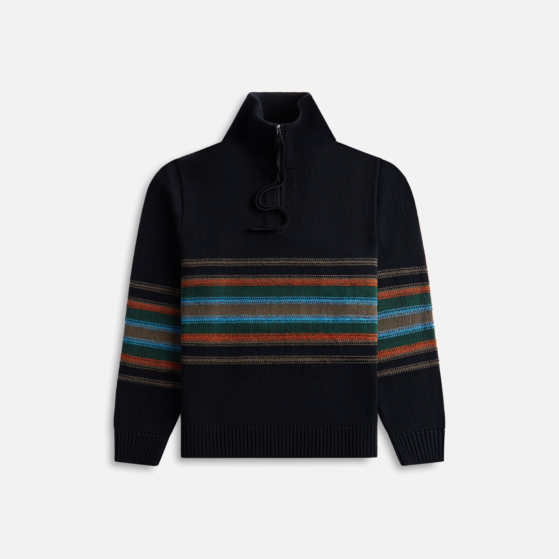 Craig Green Tape Knit Polo - Black / Multi