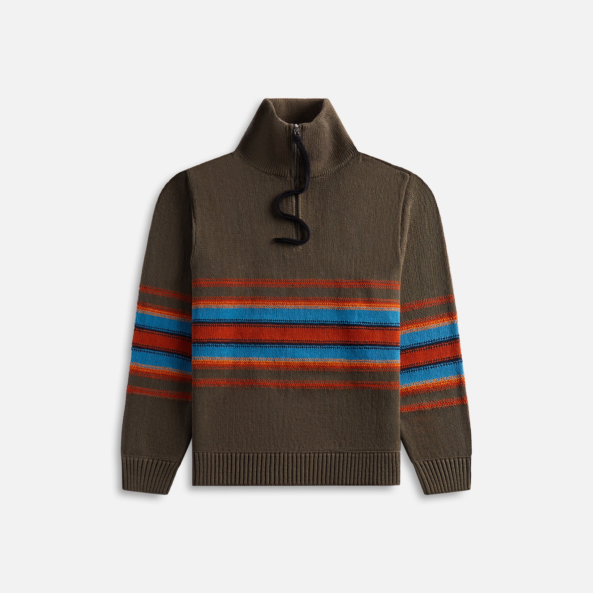 Craig Green Tape Knit Polo - Brown / Multi