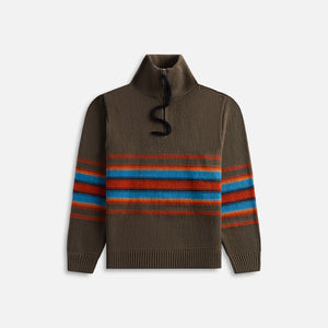 Craig Green Tape Knit Polo - Brown / Multi