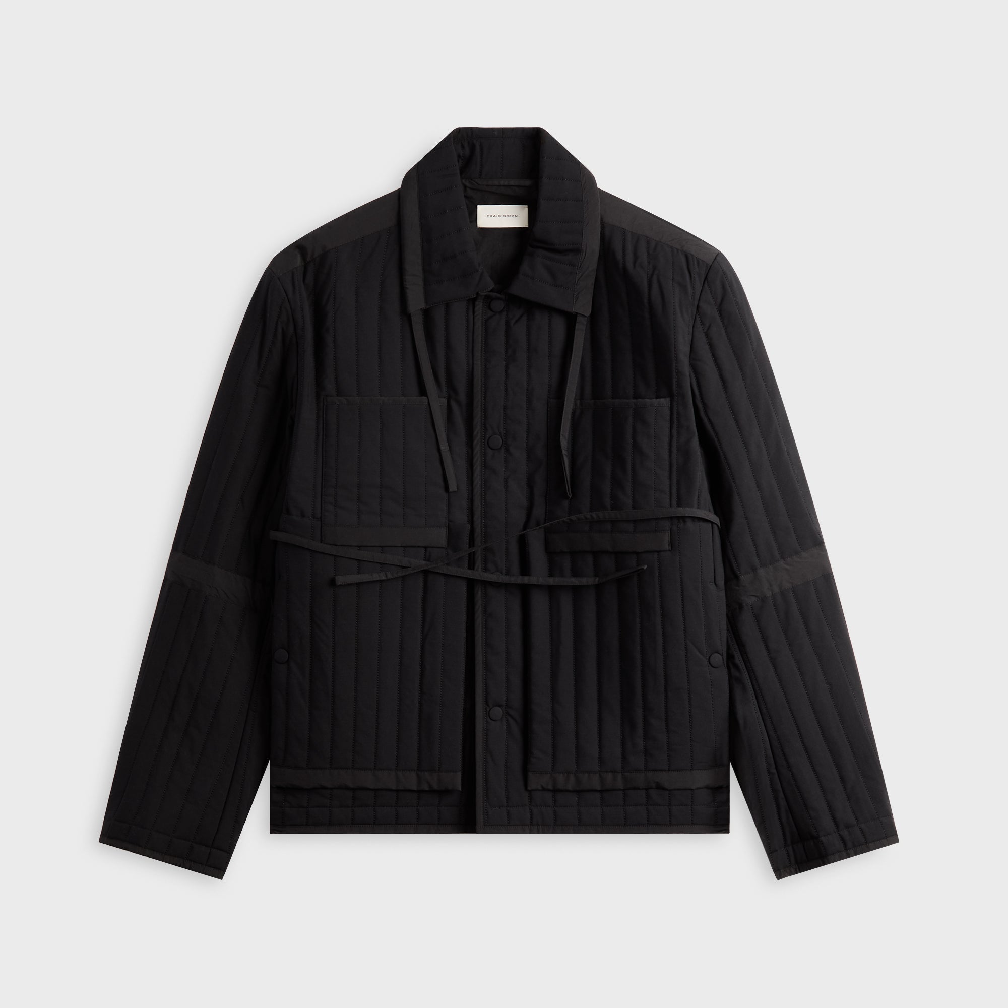 Craig Green Wool Quilted Worker Jacket - Black – Kith