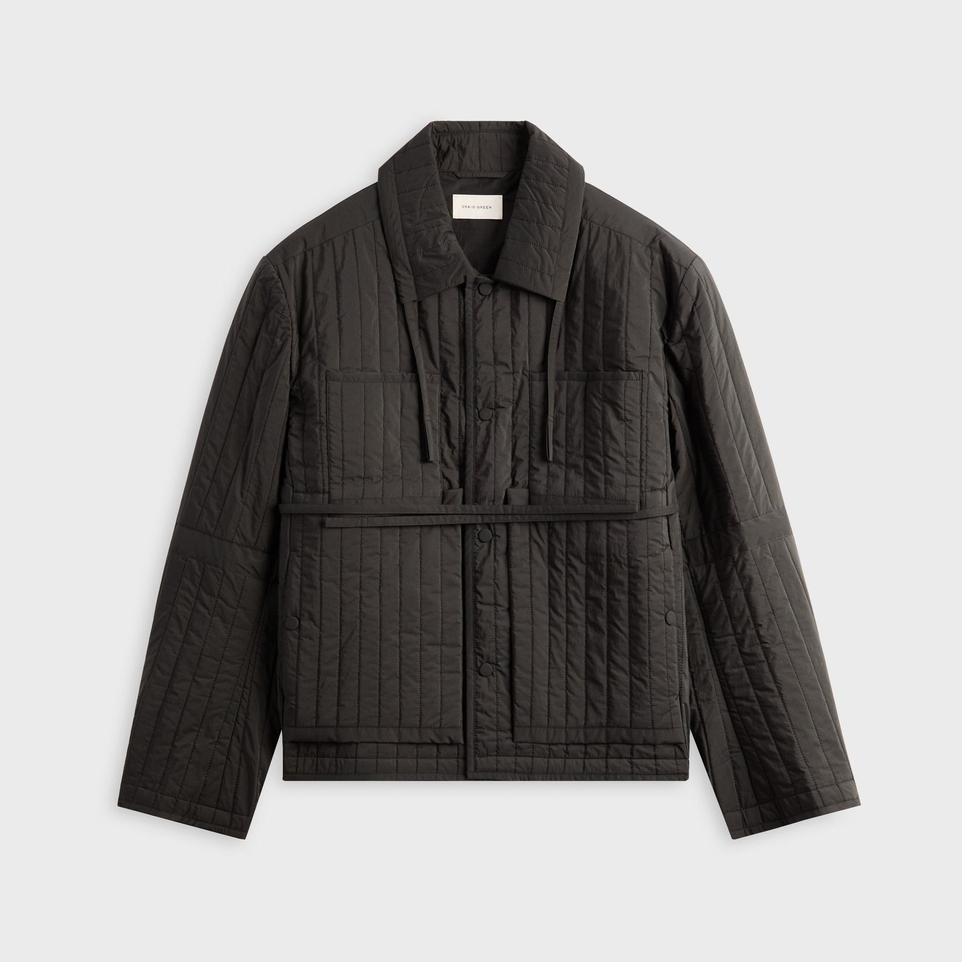 Craig Green Quilted Worker Jacket - Dark Green