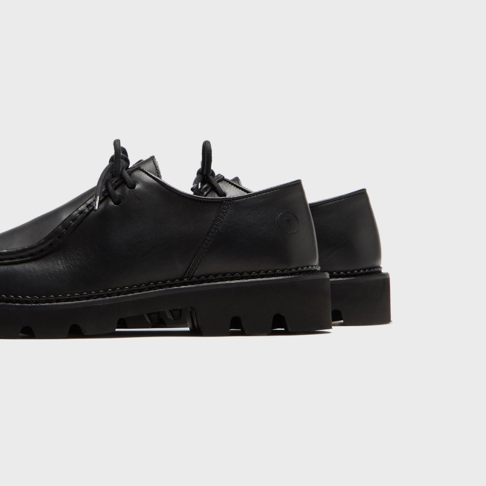 Collegium Pillar Moc-toe Derby - Nero