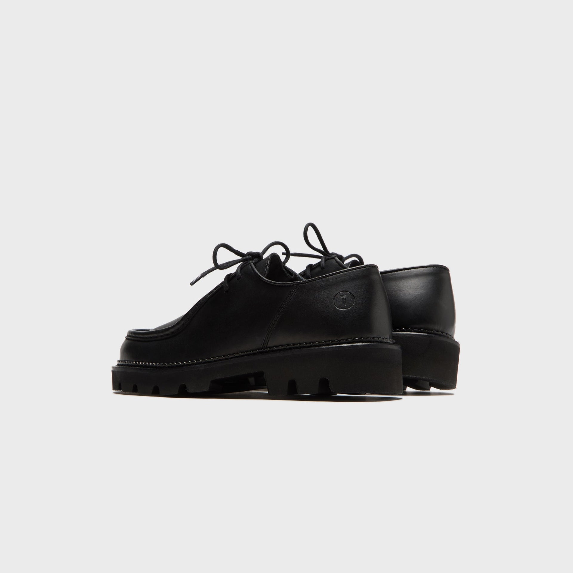 Collegium Pillar Moc-toe Derby - Nero