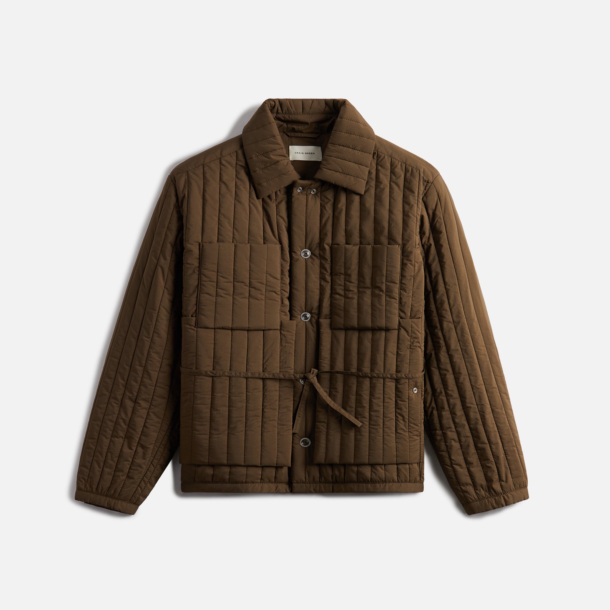 Craig Green Quilted Worker Jacket - Brown – Kith