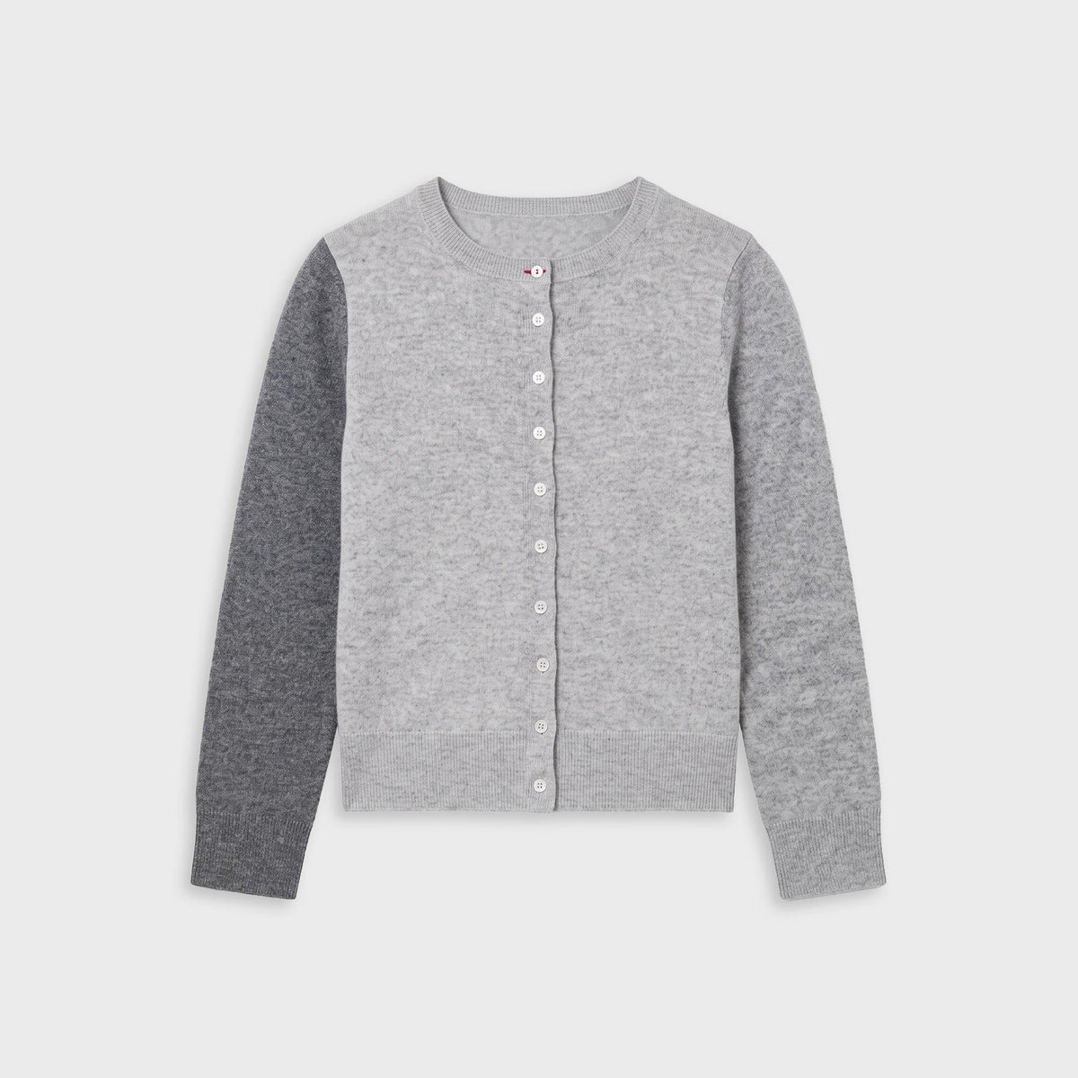 Peachy Den Ava Color-Blocked Cardigan - Grey