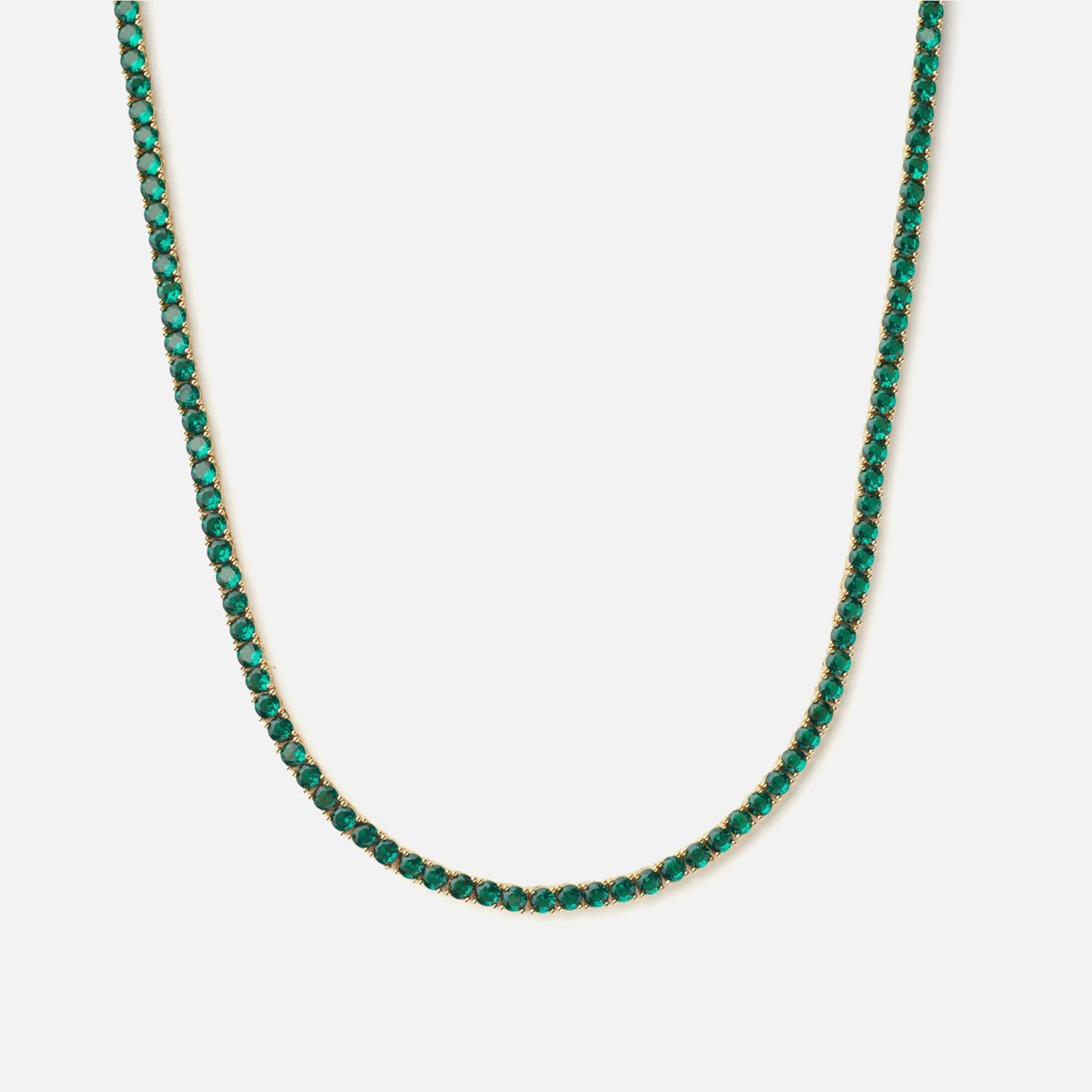 Crystal Haze Serena Necklace - Emerald Green