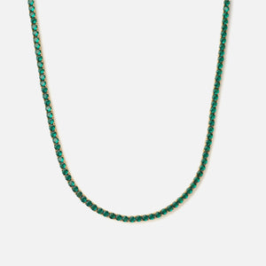Crystal Haze Serena Necklace - Emerald Green