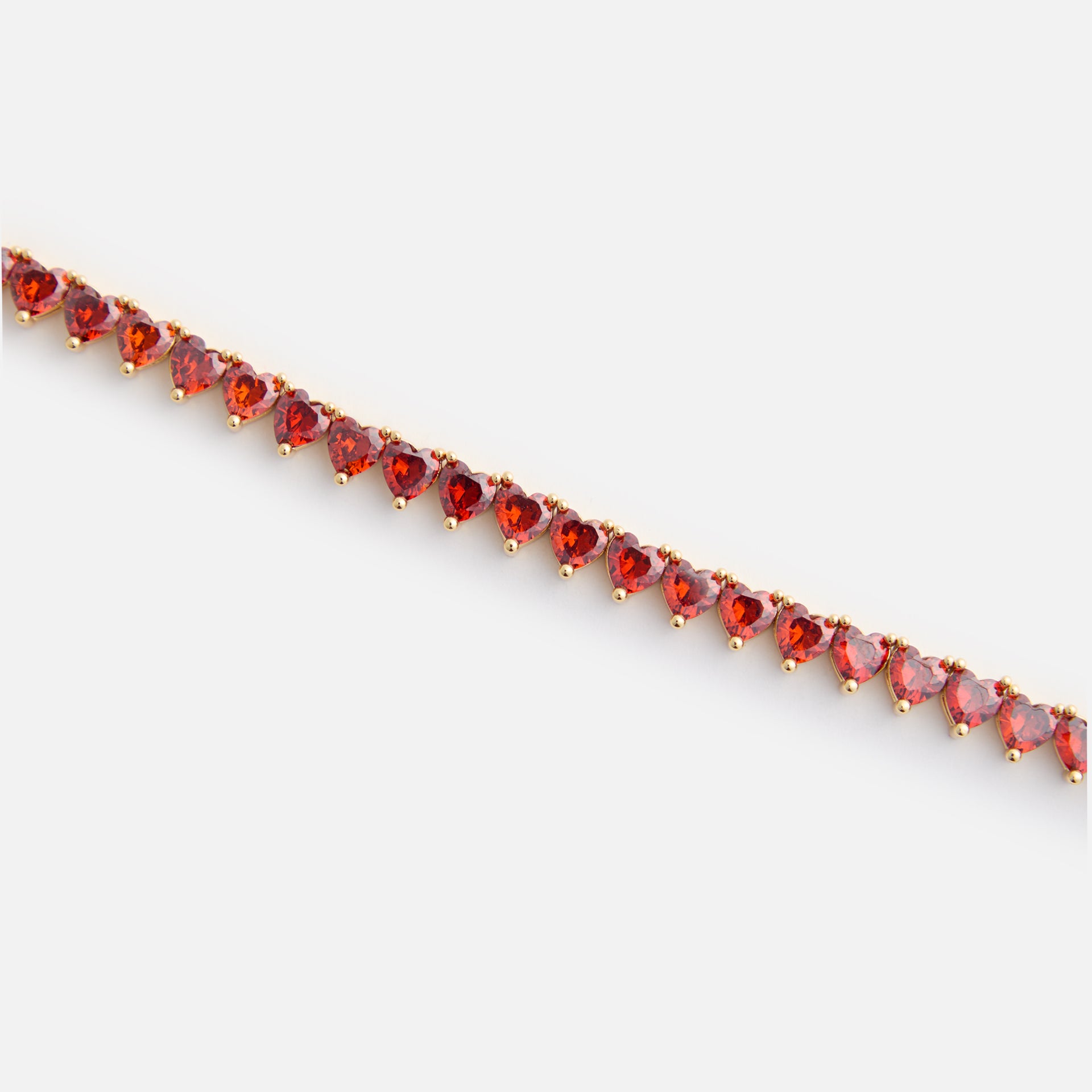 Crystal Haze Be My Valentine Bracelet - Red