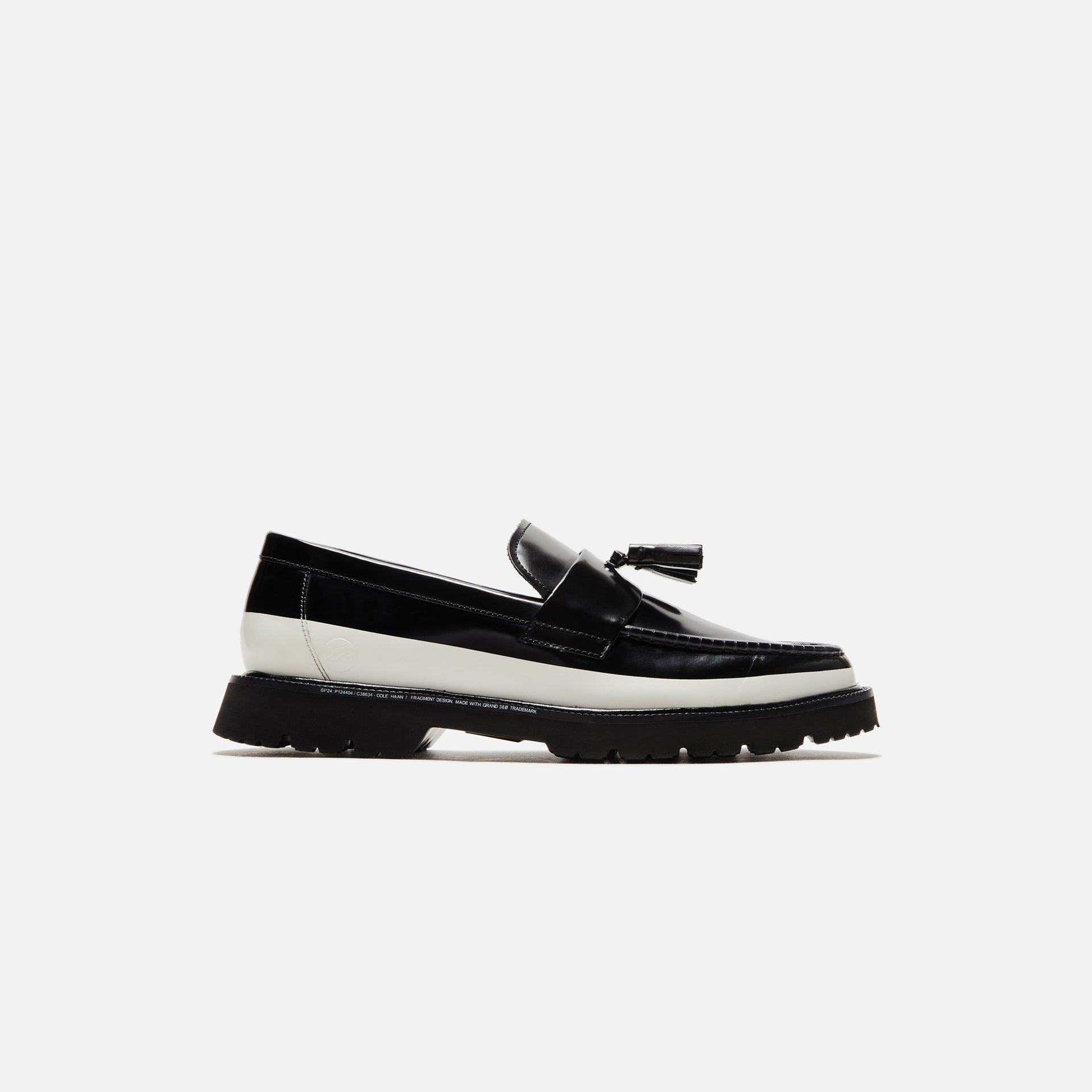 Cole Haan x Fragment Tassel Loafer - Black / White / Black