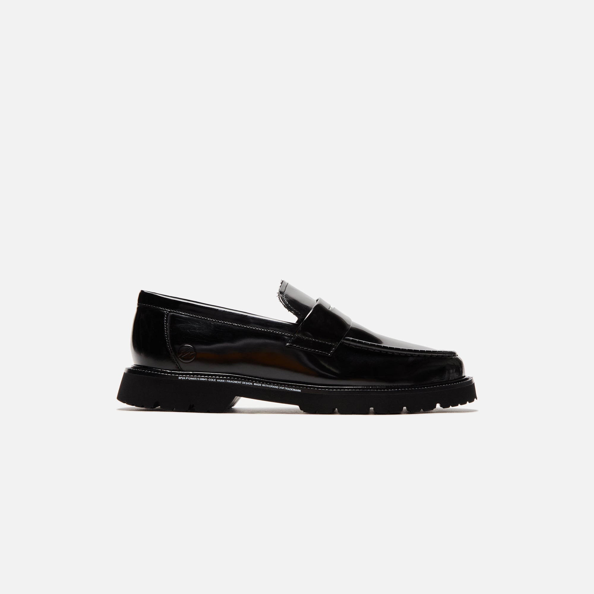Cole Haan x Fragment Penny Loafer - Black / Black – Kith