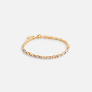 Crystal Haze Mini Baguette Bracelet - Clear