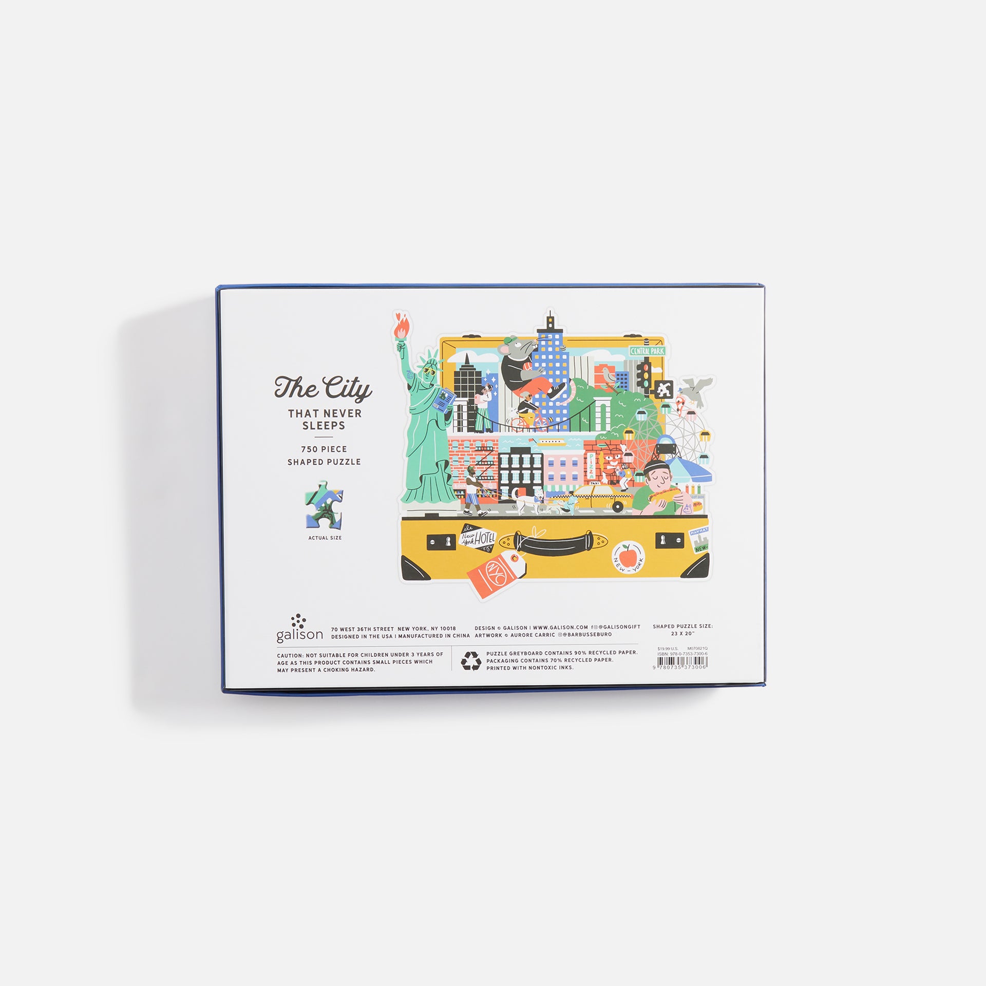 Chronicle New York City Map 750-Piece Puzzle