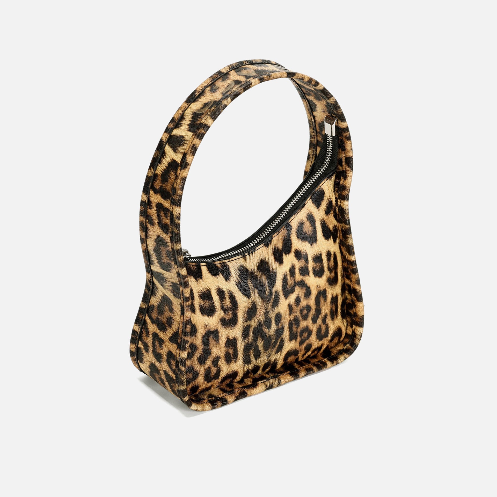 CIRIACO Ashley Minimalist Baguette Leopard - Print Baguette