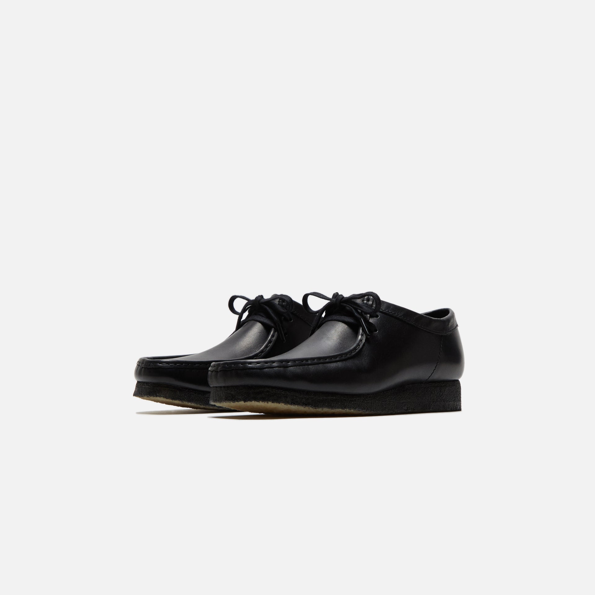 Clarks Wallabee - Black Leather