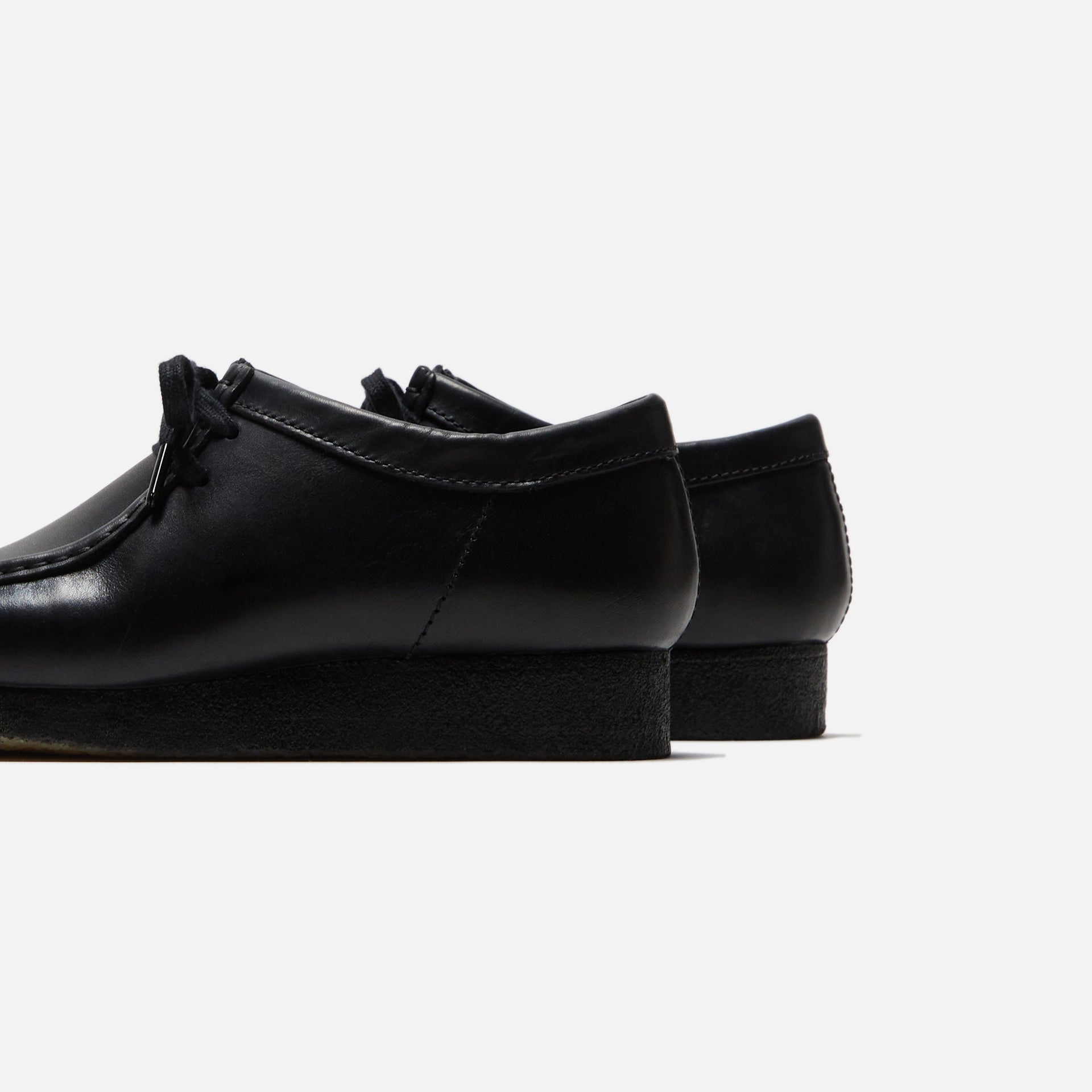 Clarks Wallabee - Black Leather