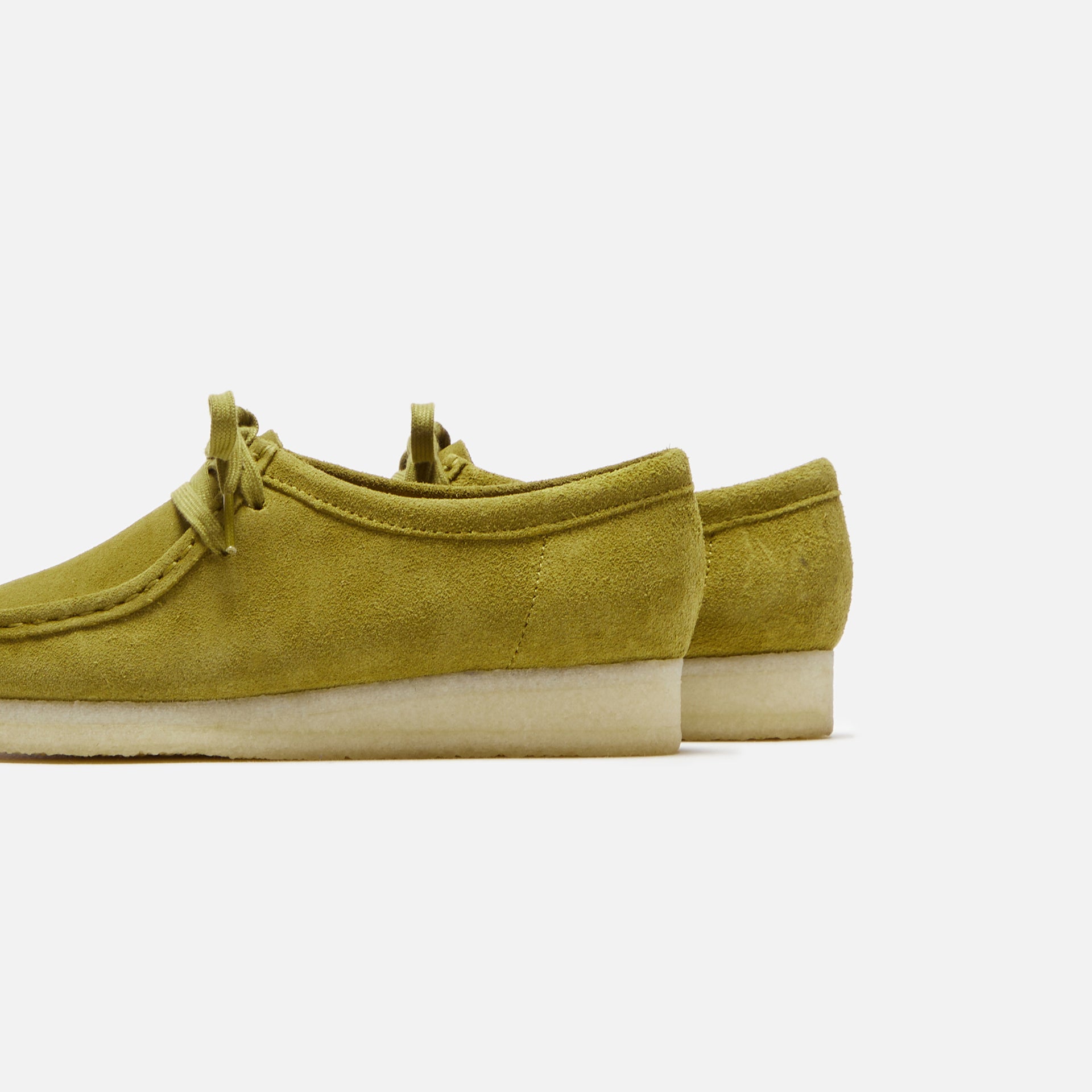 Clarks WMNS Wallabee - Mid Green Suede