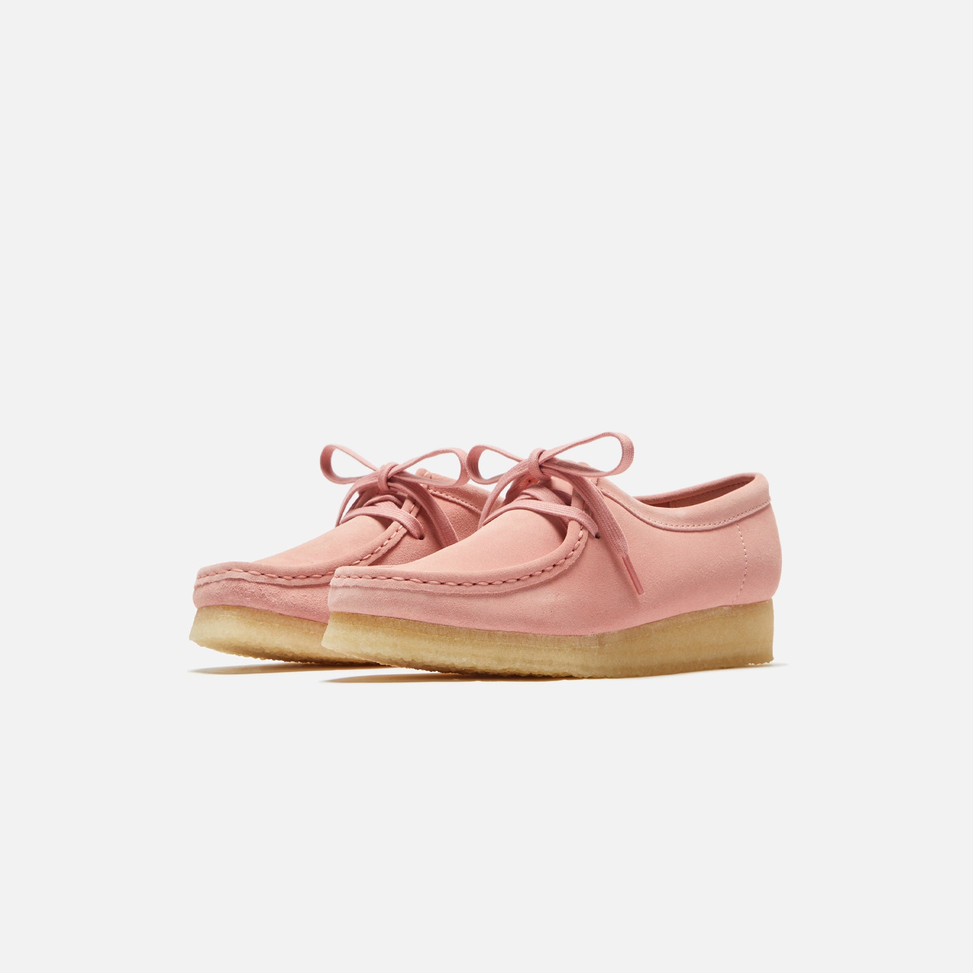 Clarks WMNS Wallabee - Blush Pink Suede