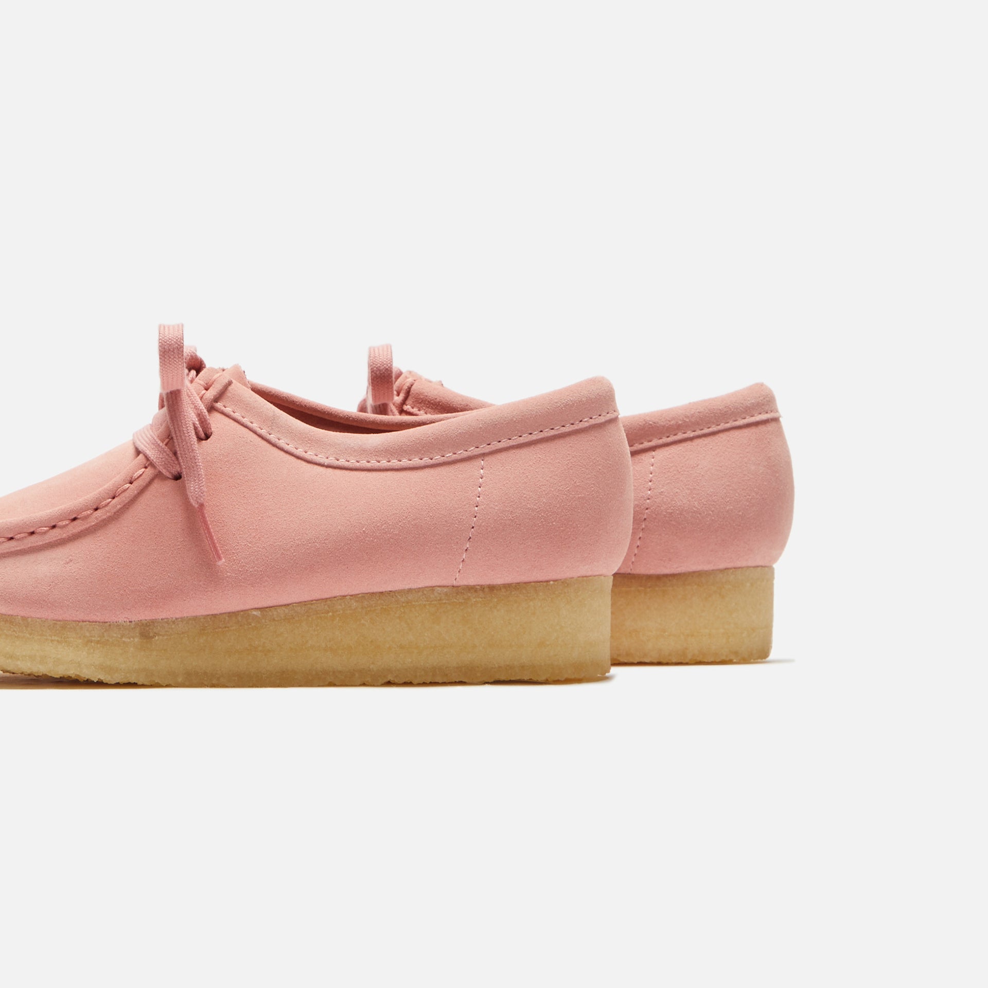 Clarks WMNS Wallabee - Blush Pink Suede