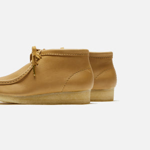 Clarks WMNS Wallabee lug Boot Mid - Tan Leather