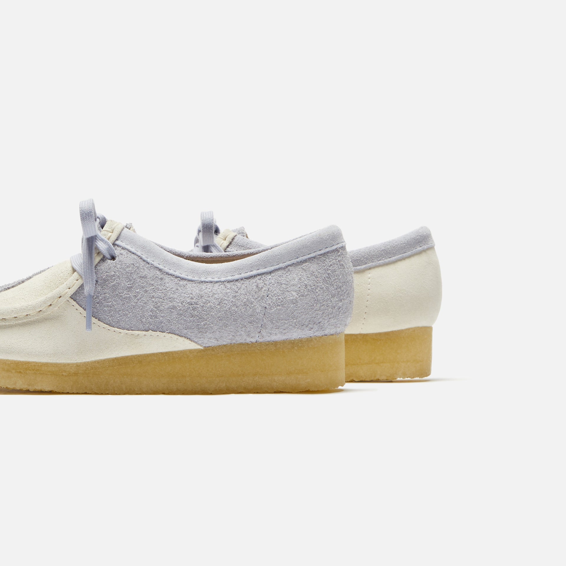 Clarks WMNS Wallabee - Cloud Grey Combi