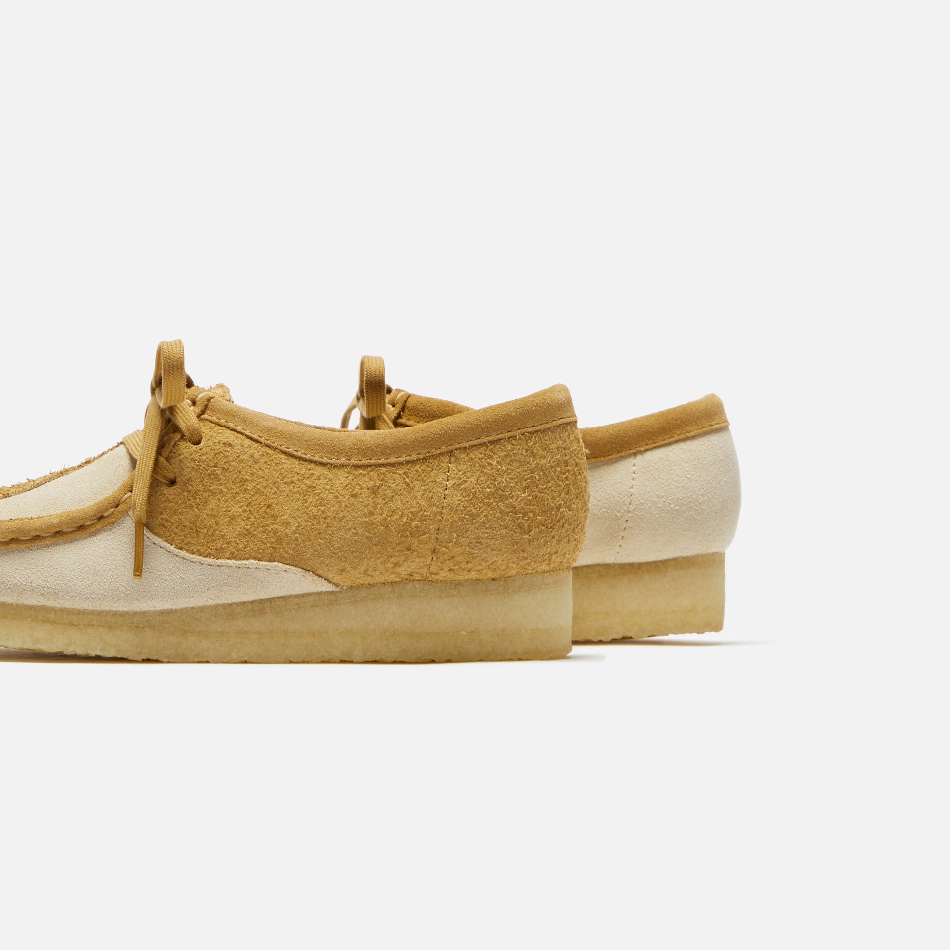 Clarks WMNS Wallabee Mid - Tan Combi