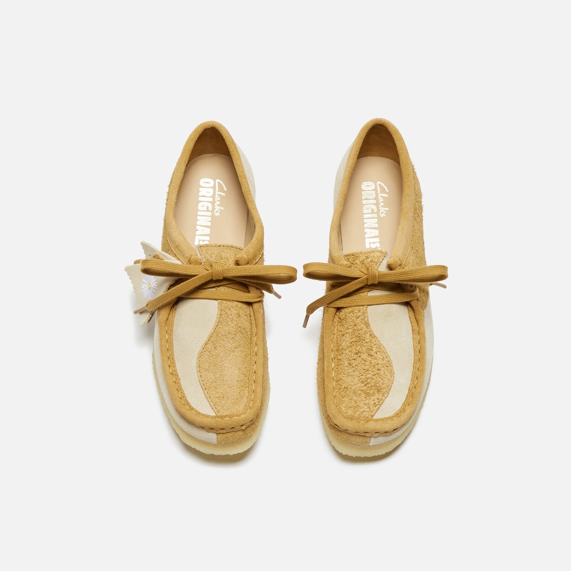 Clarks WMNS Wallabee Mid - Tan Combi