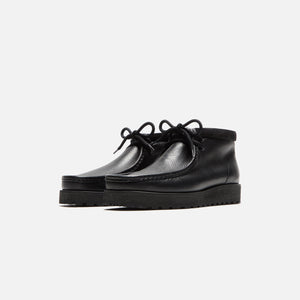 Clarks Wallabee Scout - Black Leather