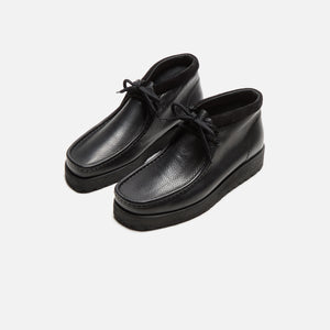 Clarks Wallabee Scout - Black Leather