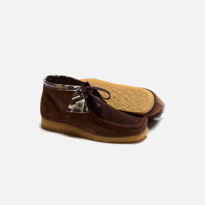 Clarks Wallabee Boot - Brown Snake Combi