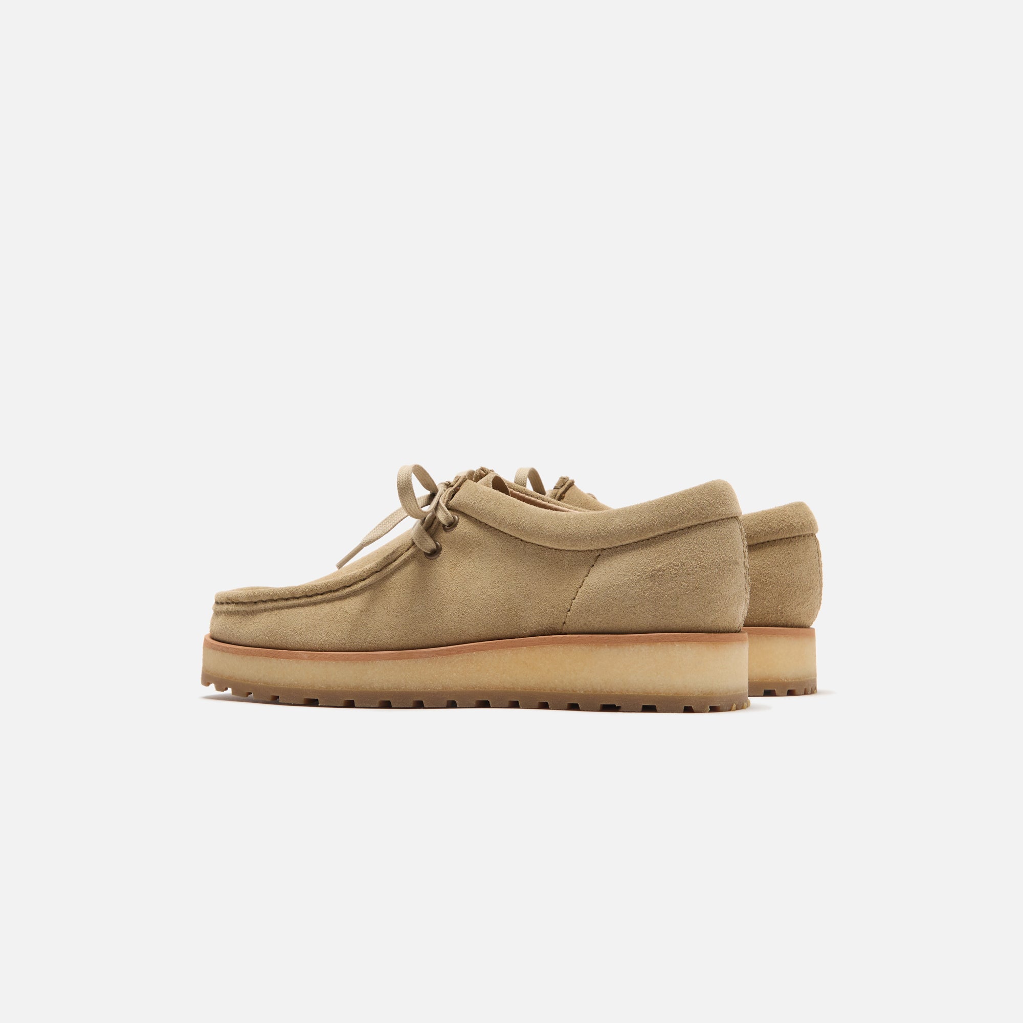 Clarks Wallabee Scout Suede - Dark Sand – Kith