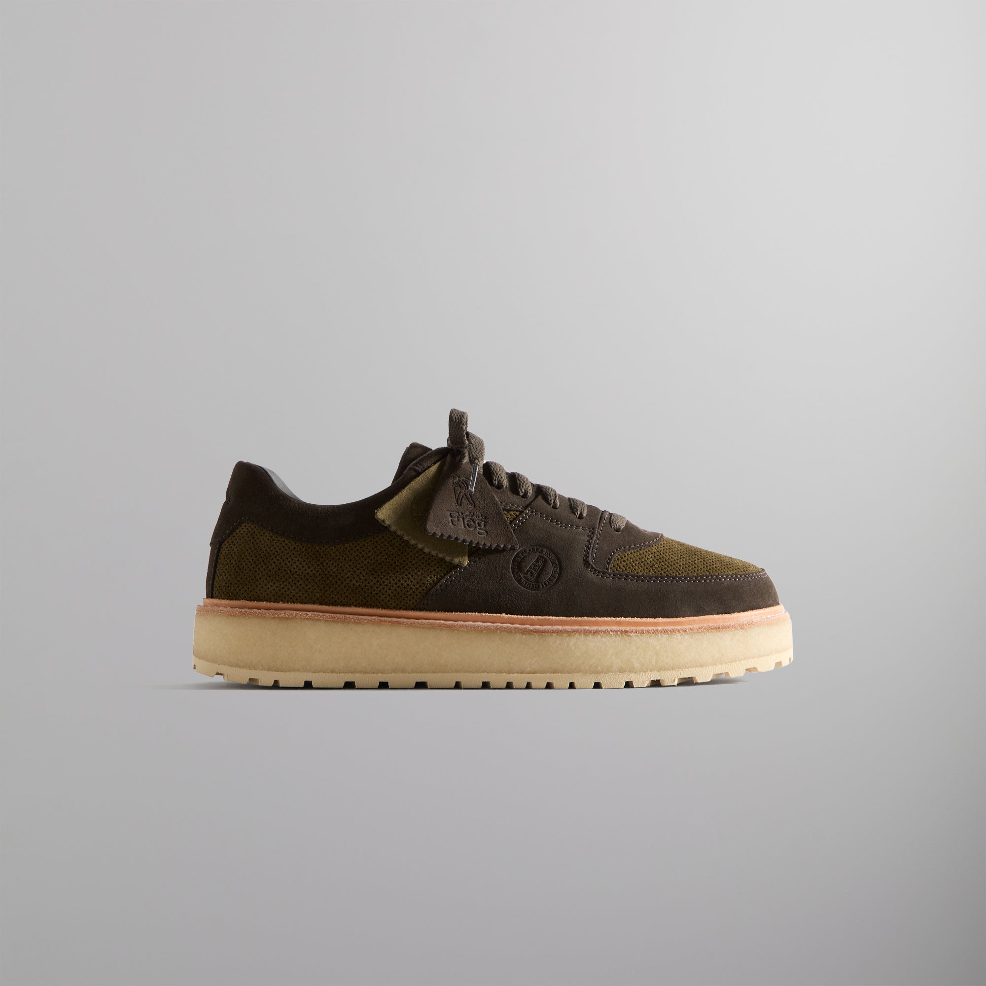 8th St by Ronnie Fieg for Clarks Originals Sandford 2 Black Olive Ivy Green 6