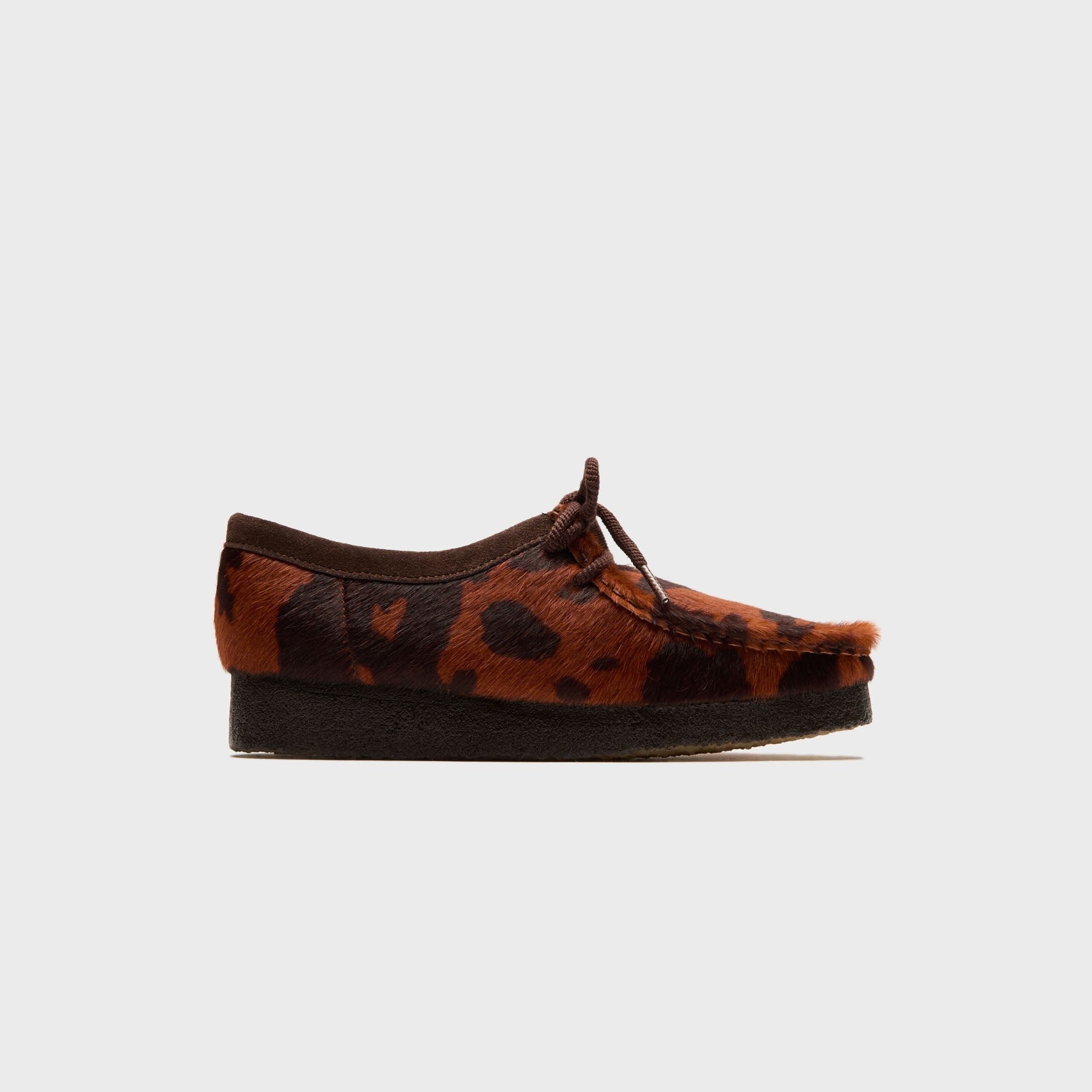 Clarks WMNS Wallabee - Brown Cow Print – Kith