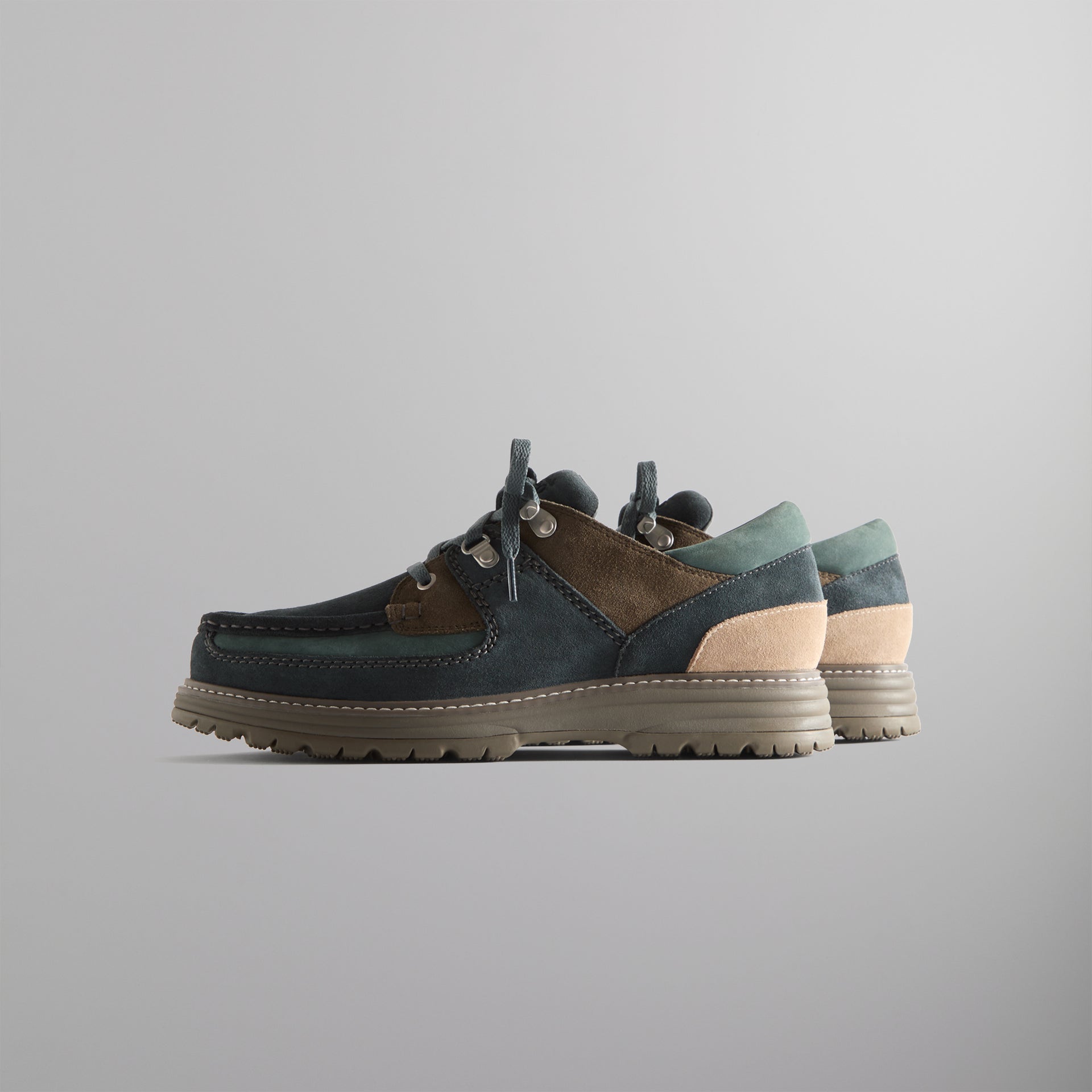 8th St by Ronnie Fieg for Clarks Originals Sunderland - Dark Teal Combi