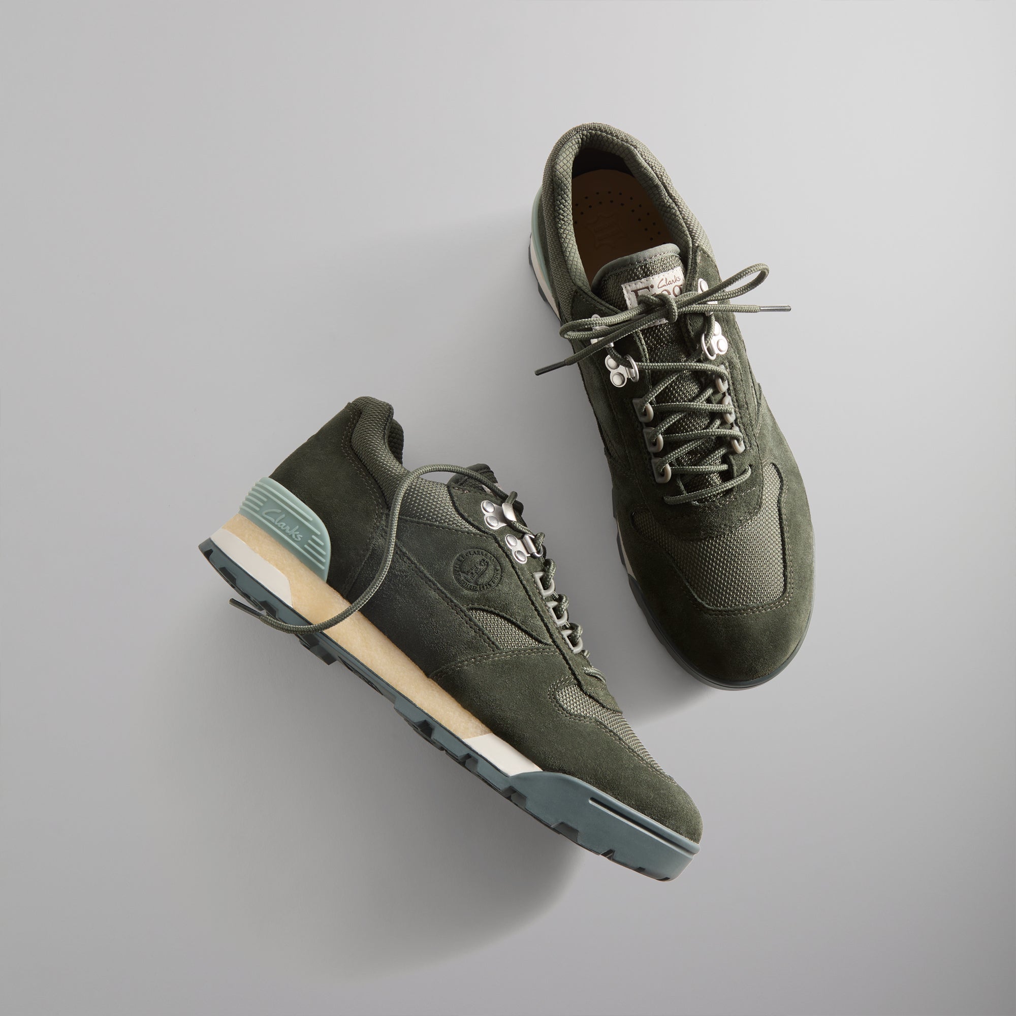Ronnie Fieg x Clarks ☆ Laddow ‘Dark Olive Combi’ 8th St by Ronnie Fieg for Clarks Originals Laddow - Dark