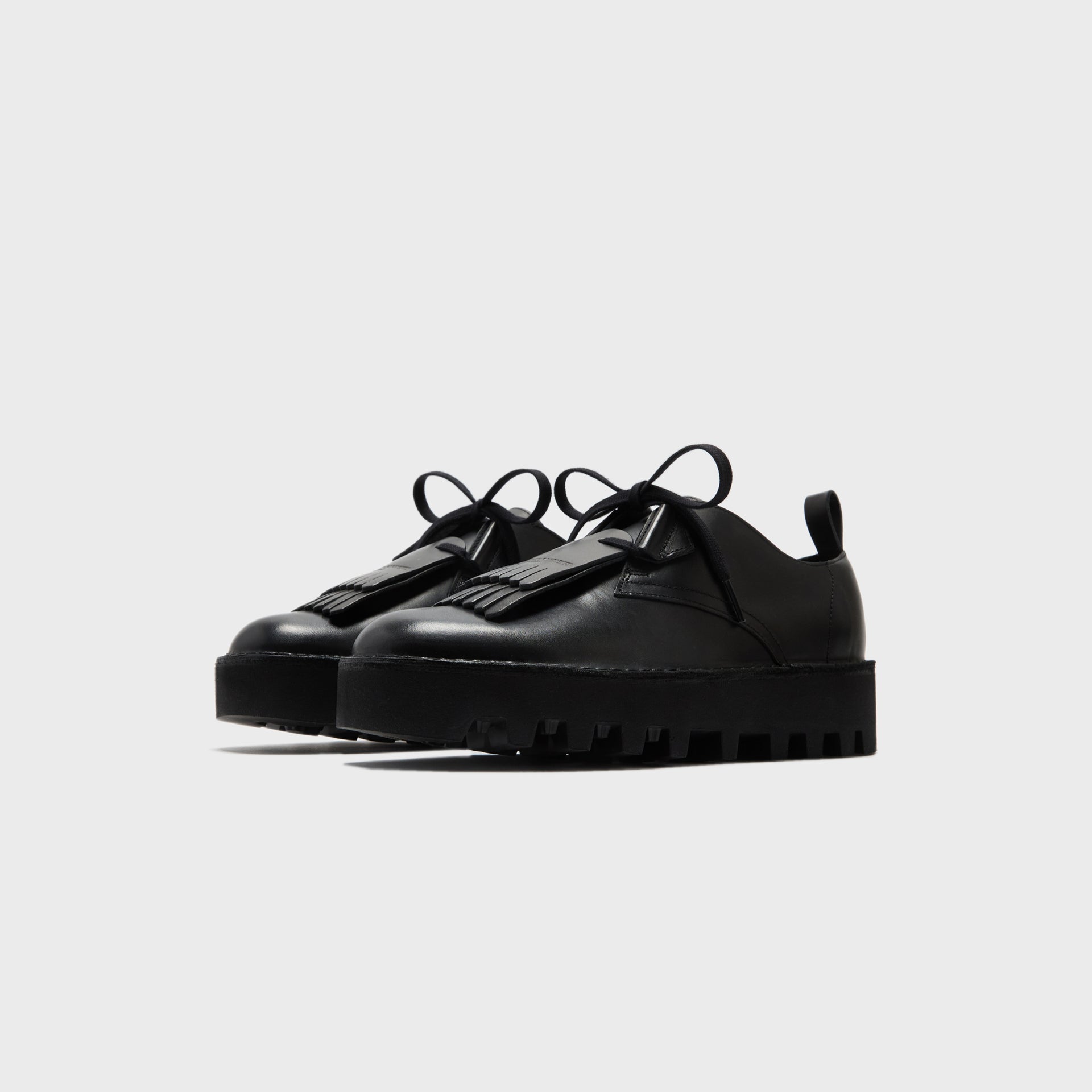 Clarks x Engineered Garments Desert Khan - Black Smooth